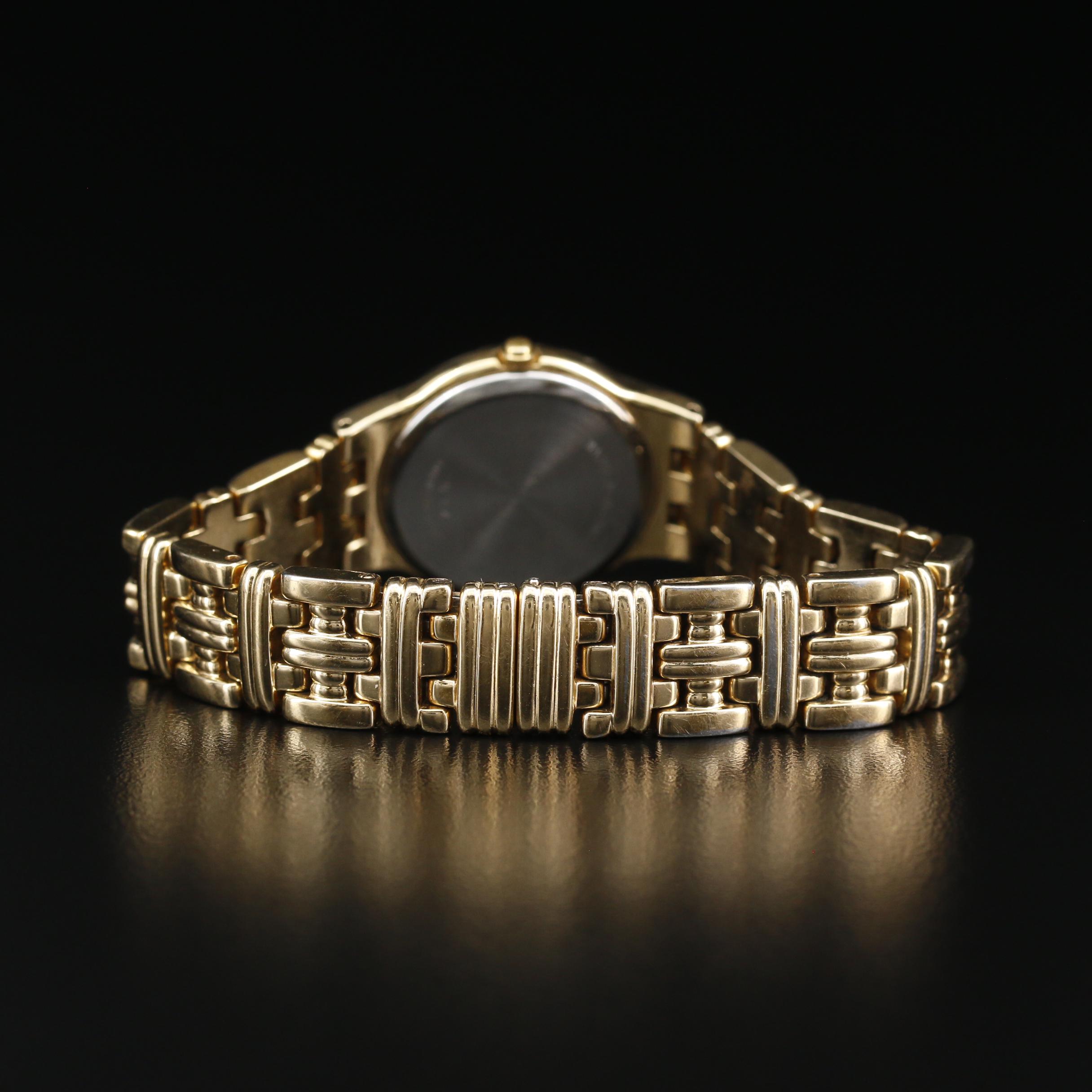 Longines Laureate Diamond and Gold Tone Quartz Watch