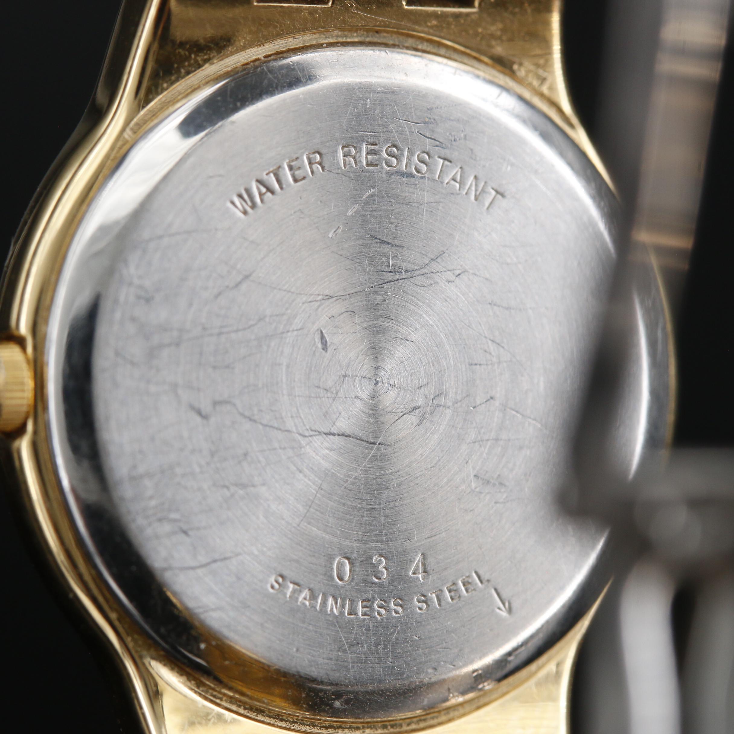 Longines Laureate Diamond and Gold Tone Quartz Watch