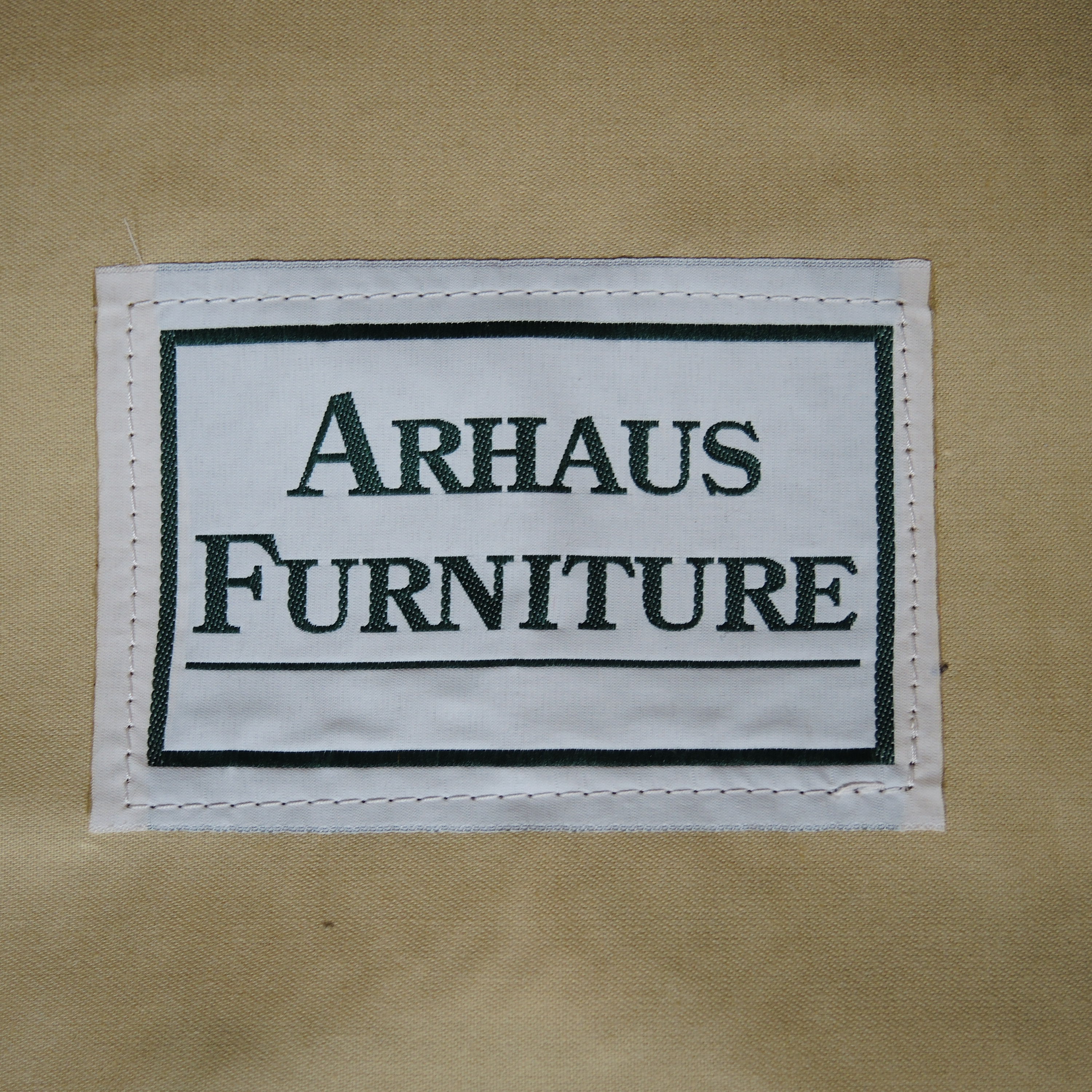 Arhaus "Cambridge Collection" Tufted Back Lounge Chair and Ottoman