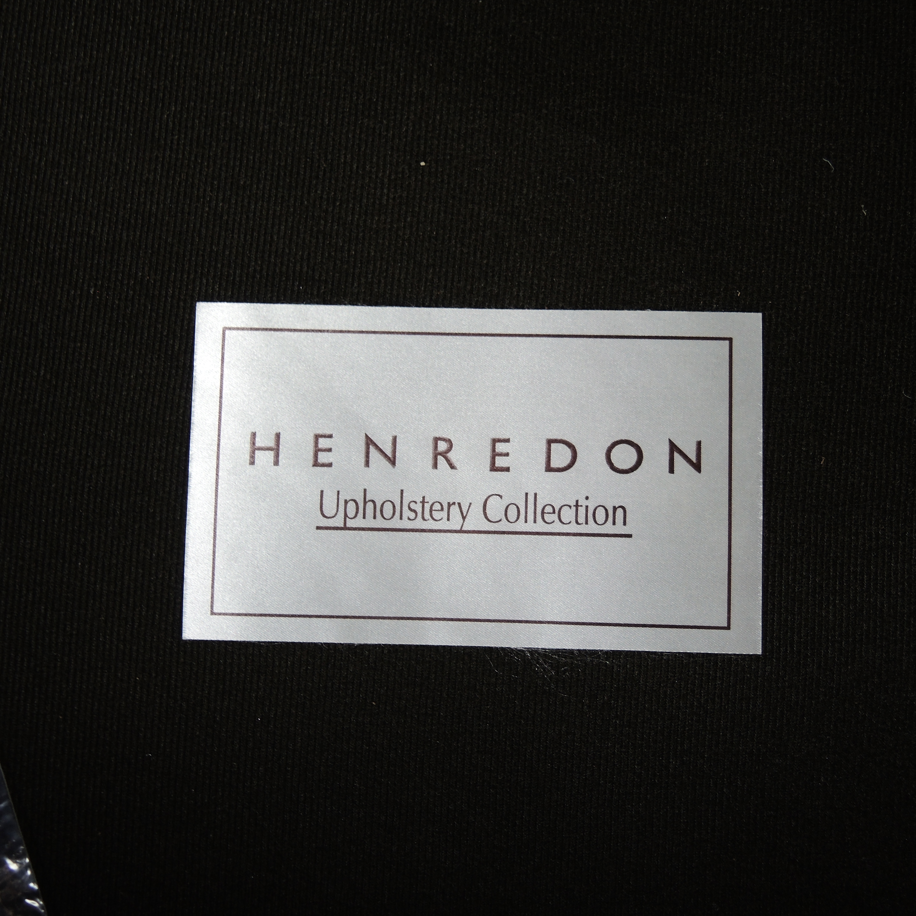 Henredon Nailhead Trimmed Leather Lounge Chair and Ottoman