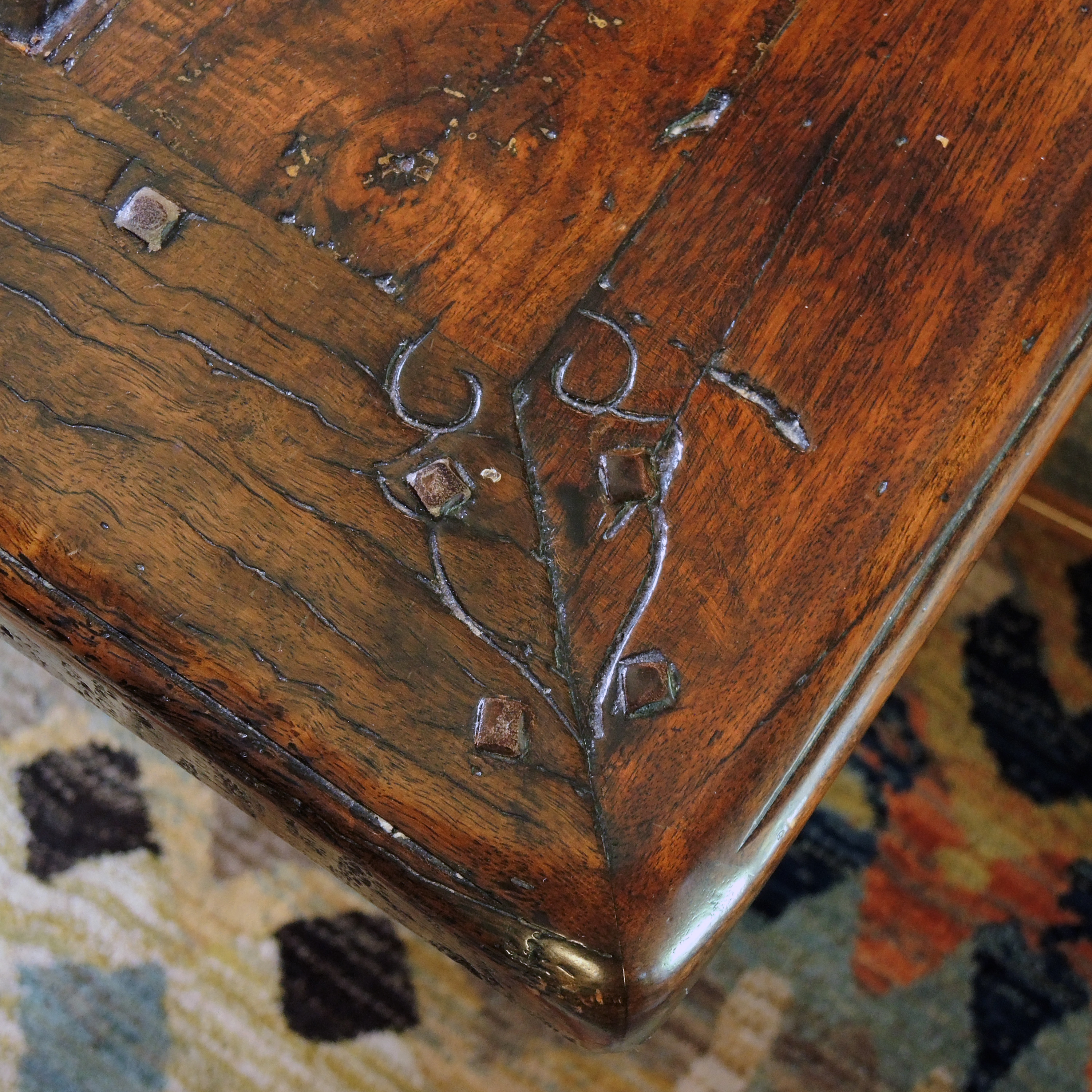 Theodore Alexander "Castle Bromwich" Reclaimed Wood Trestle Table