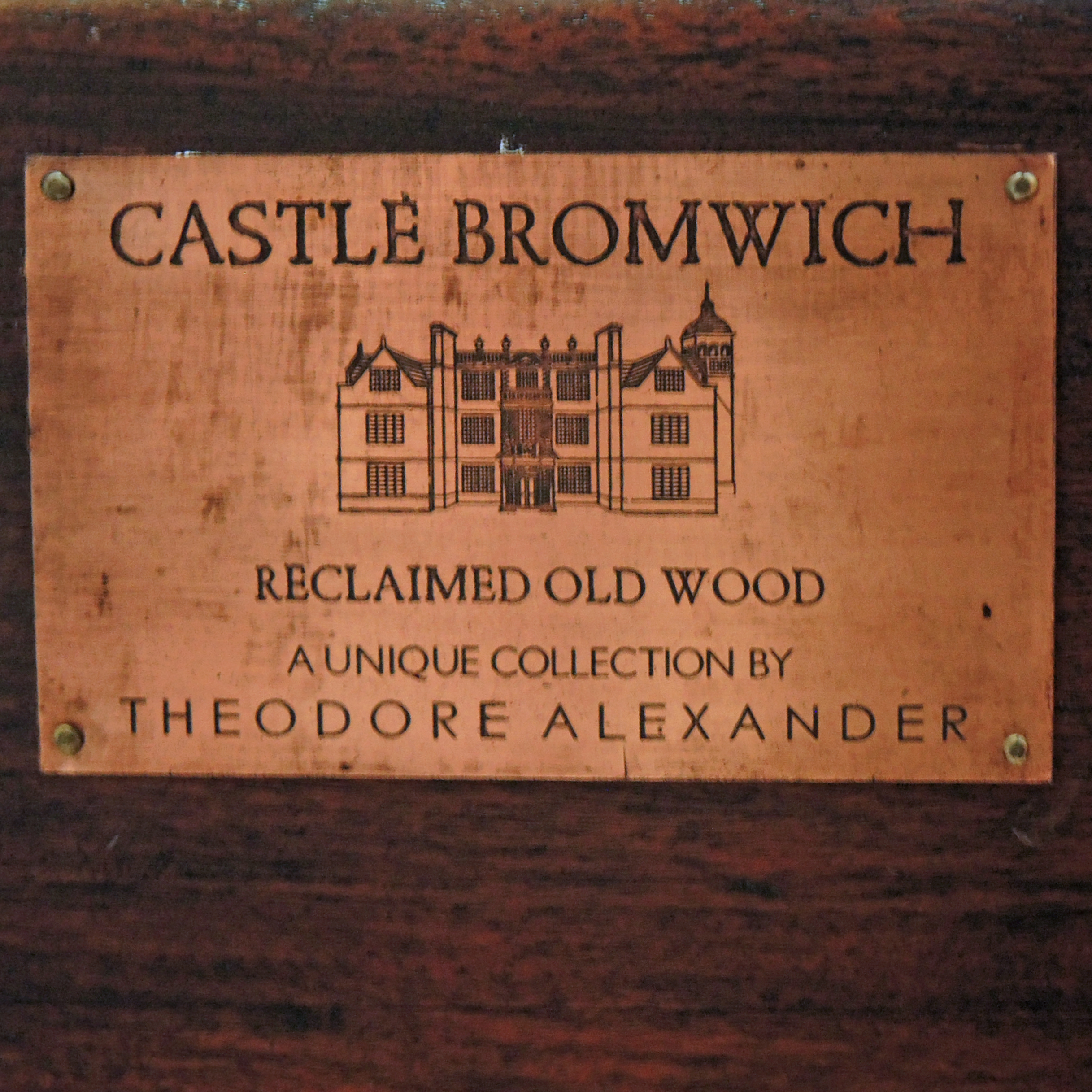 Theodore Alexander "Castle Bromwich" Reclaimed Wood Trestle Table