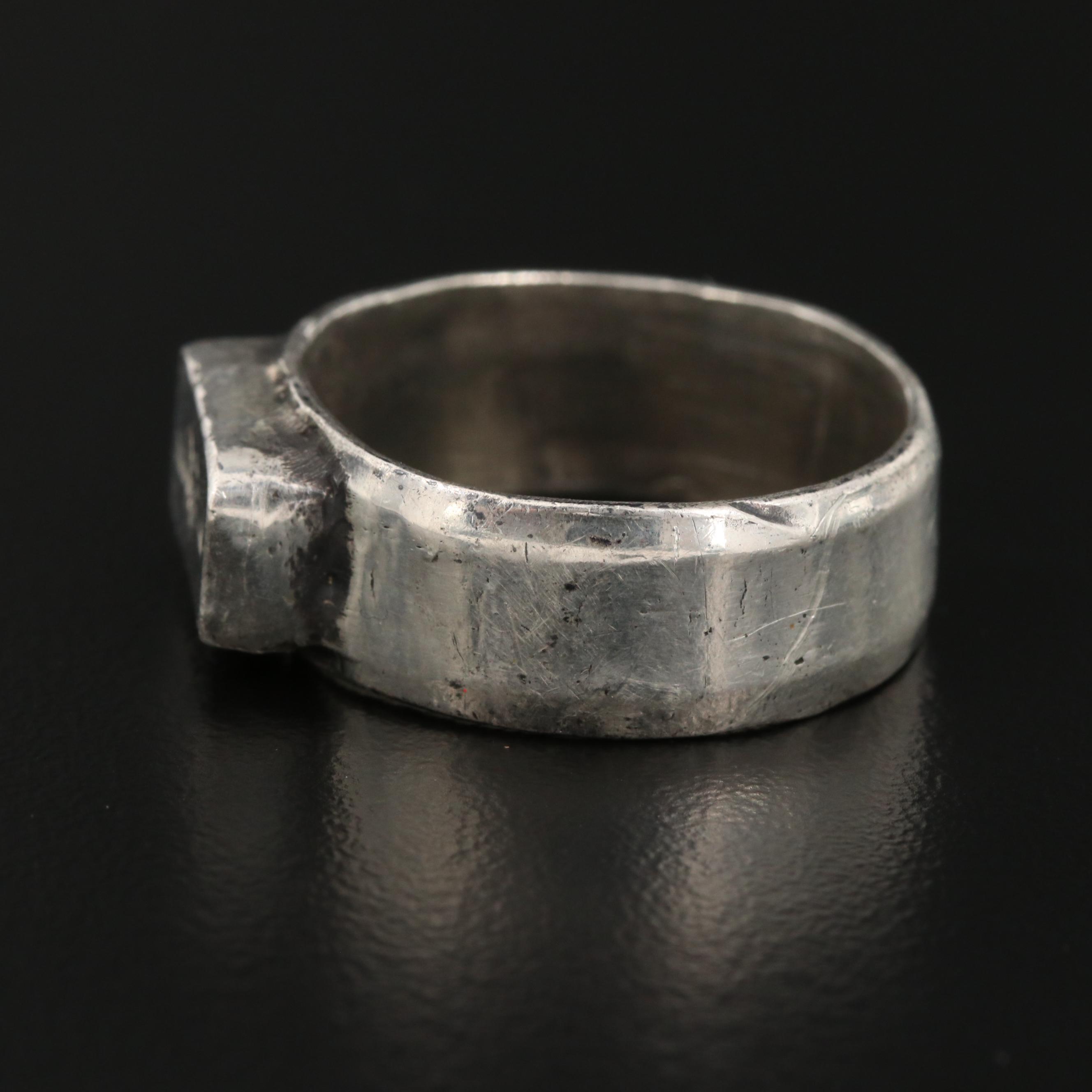 Sterling Reproduction Ancient Roman Wedding Ring