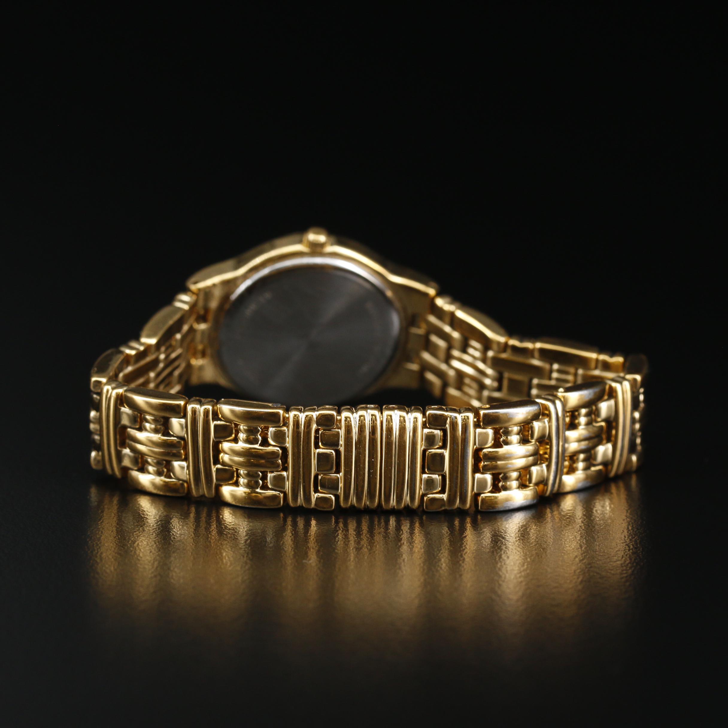 Wittnauer Laureate Diamond and Gold Tone Quartz Watch