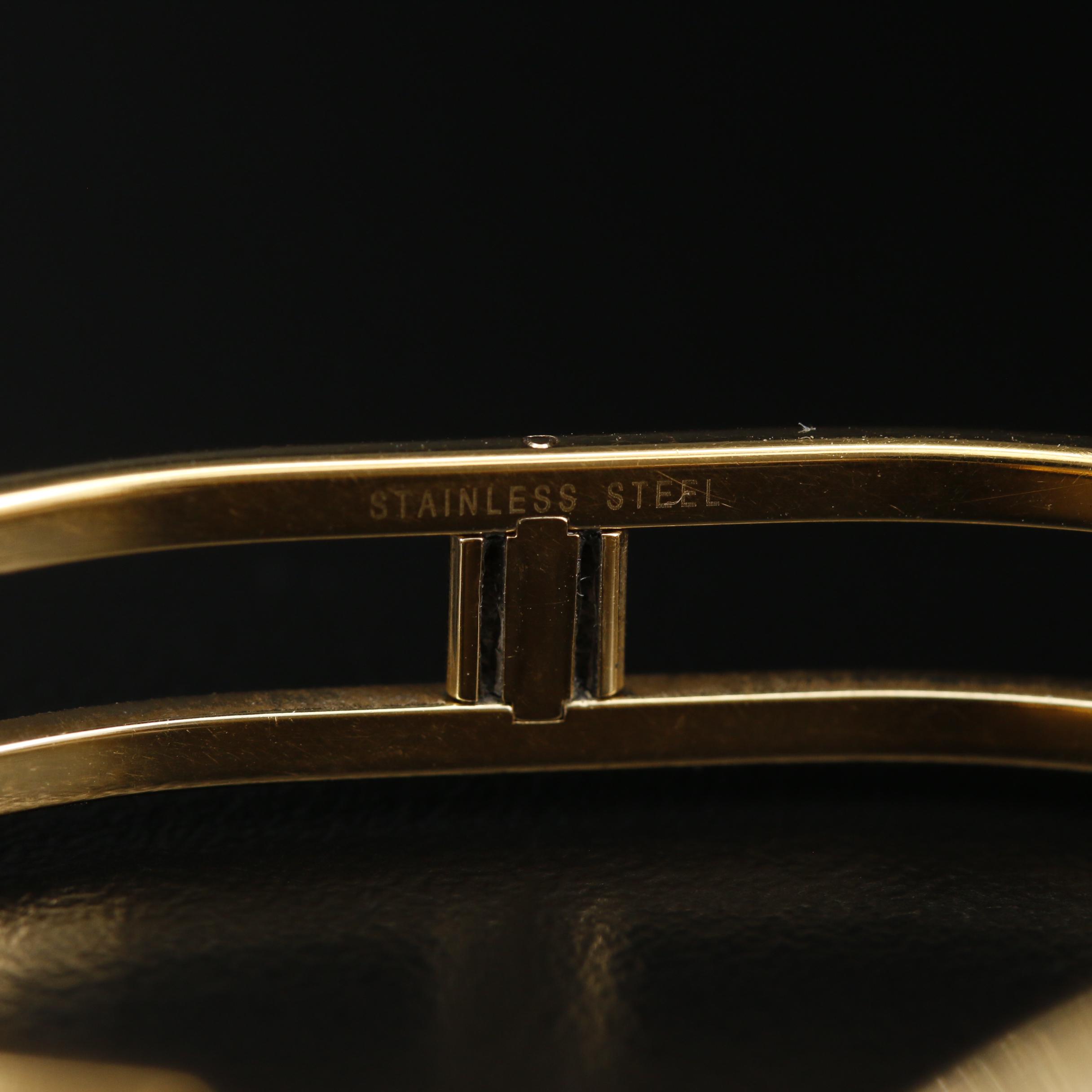 Wittnauer Laureate Diamond and Gold Tone Quartz Watch