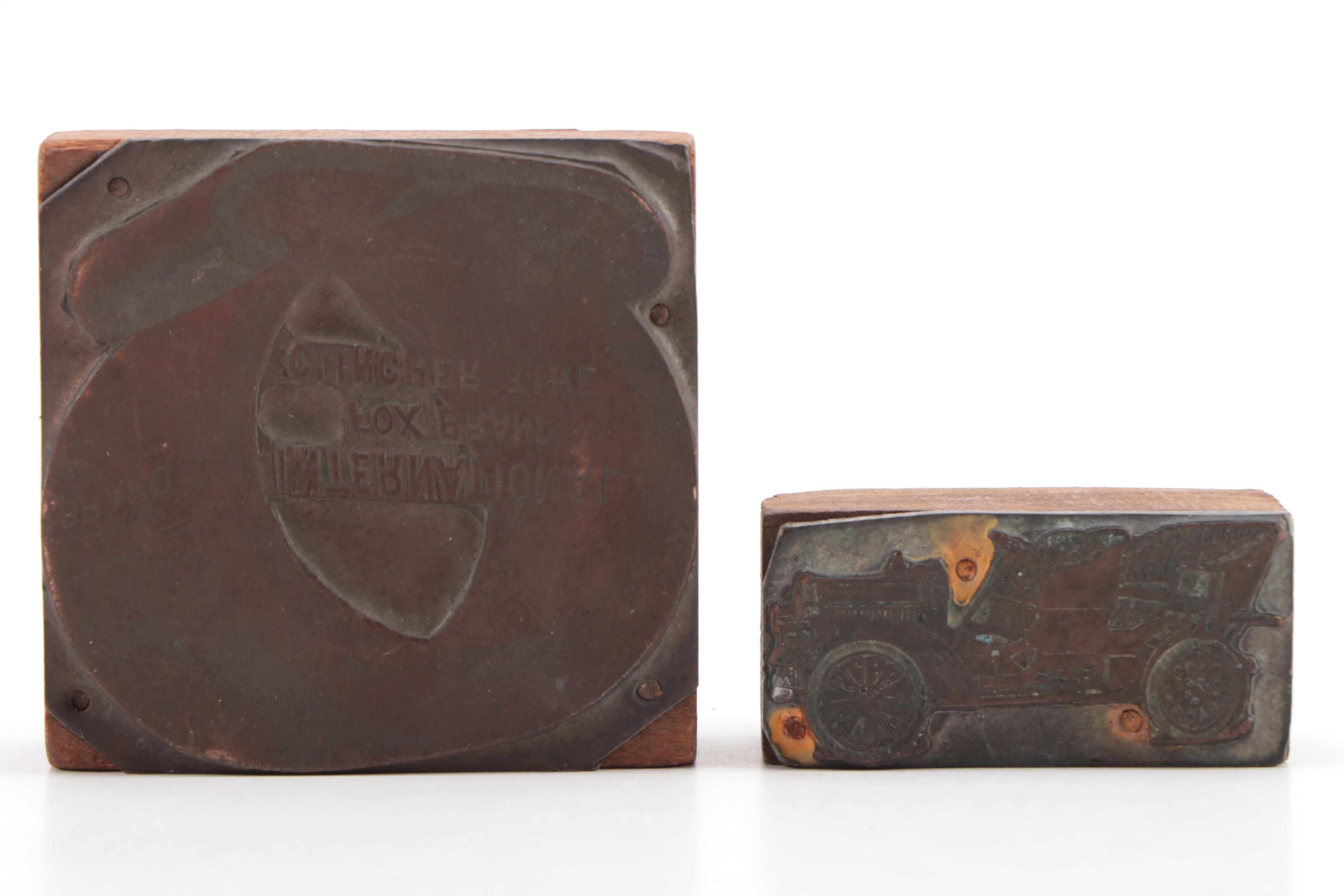 Wood Printing Blocks