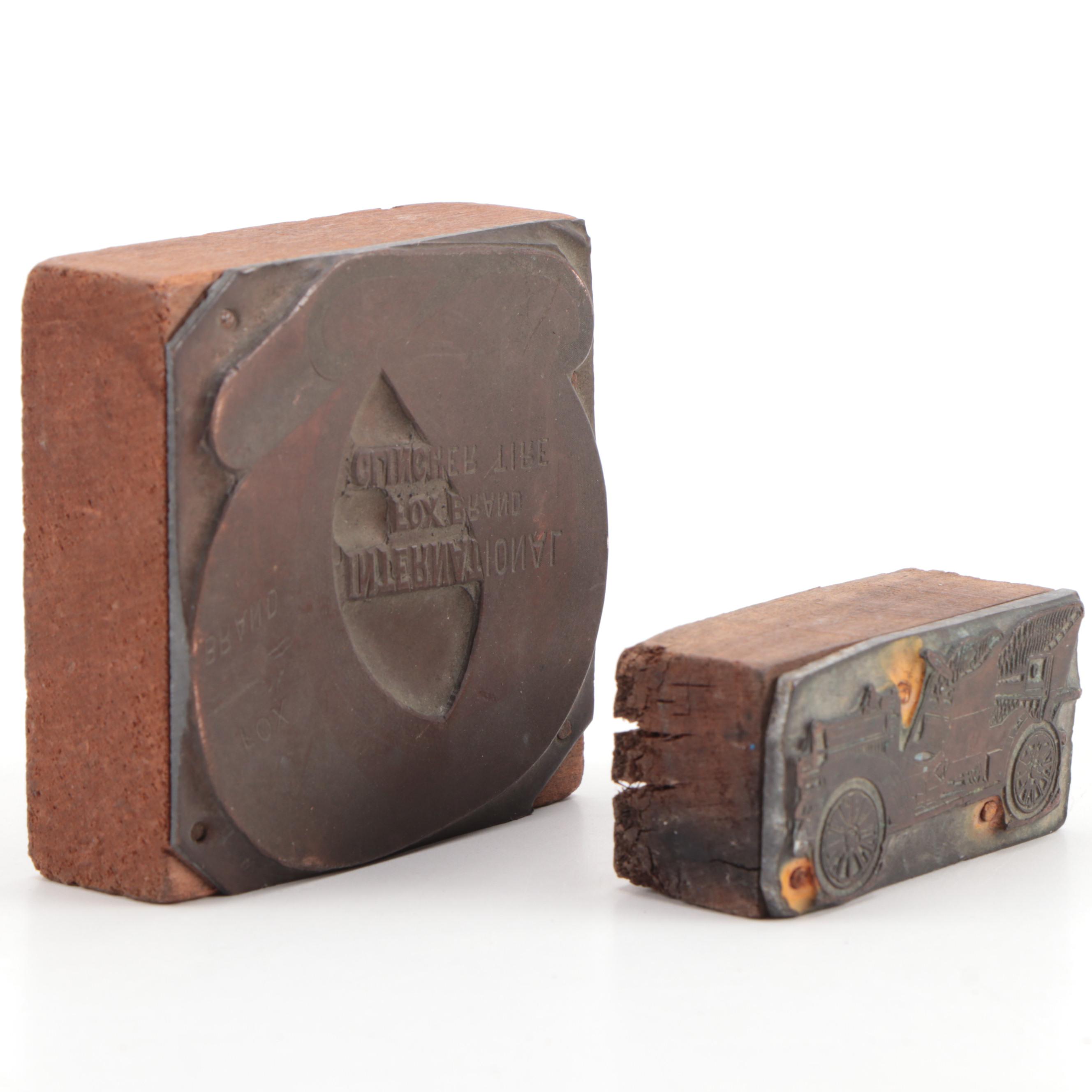 Wood Printing Blocks