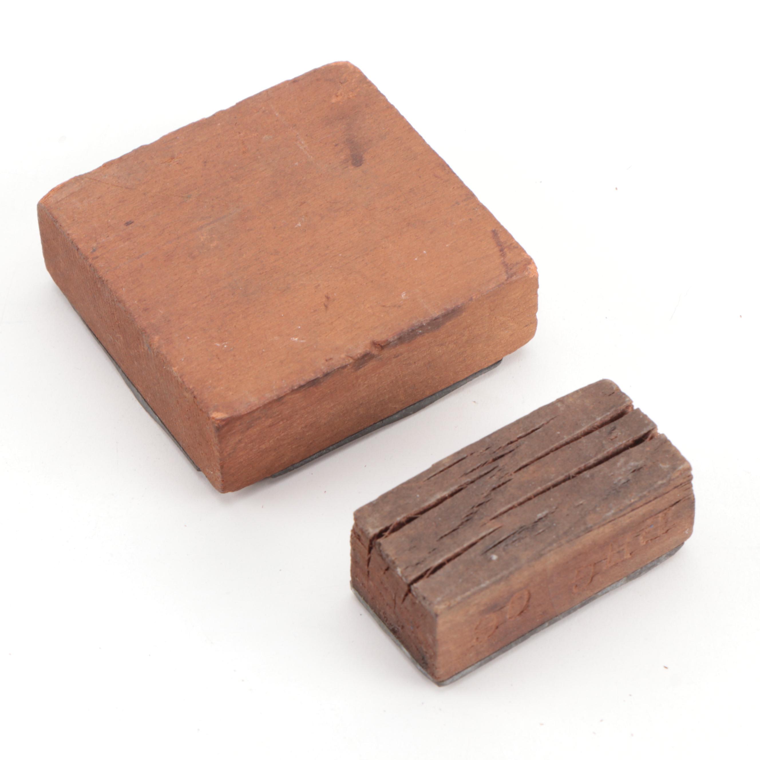 Wood Printing Blocks