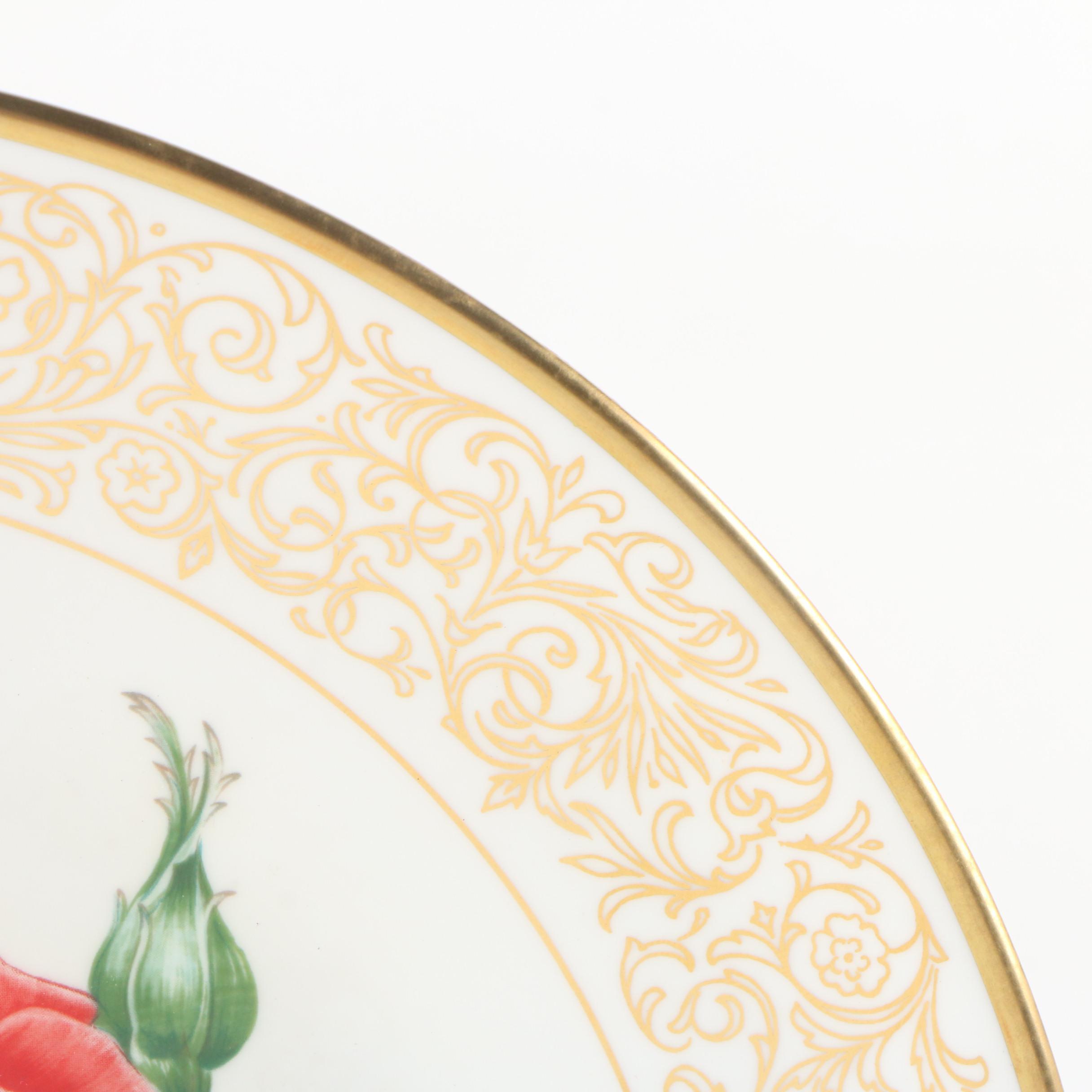 Boehm "Rose" Porcelain Collector Plates