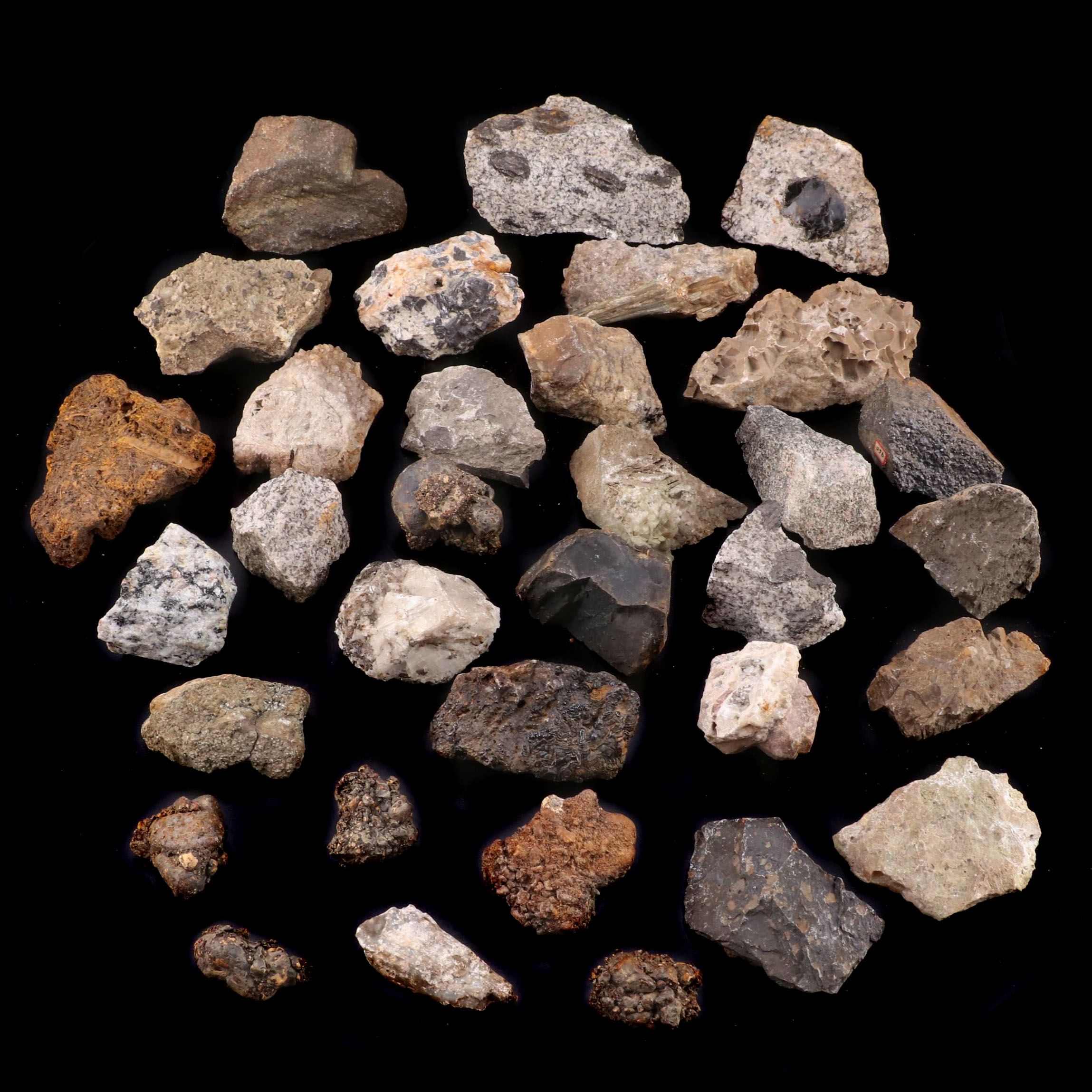 Biotite, Diorite, Mica, Chert and Other Rock and Mineral Specimens