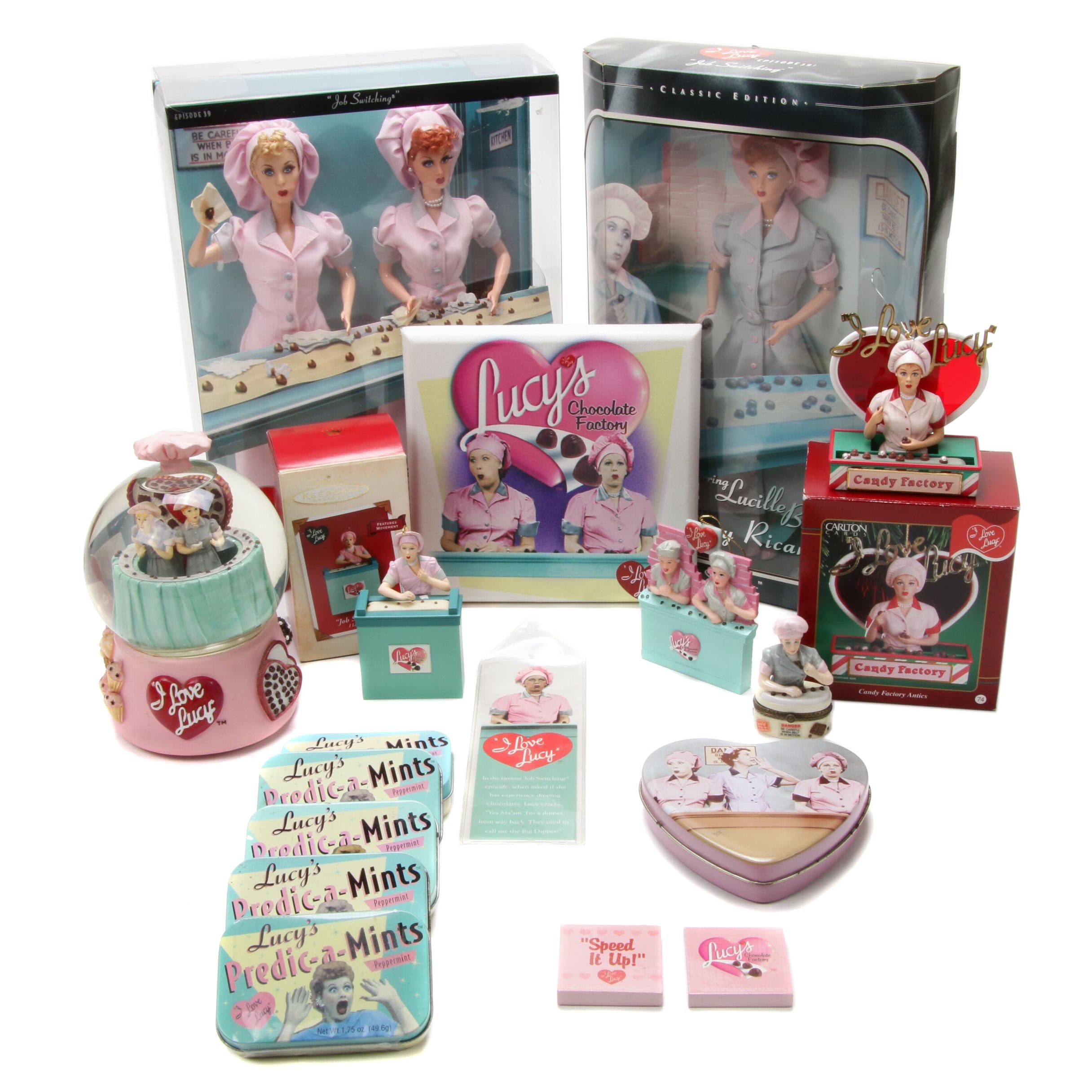 Lucille Ball and Vivian Vance "I love Lucy" Barbie Dolls and Other Collectibles
