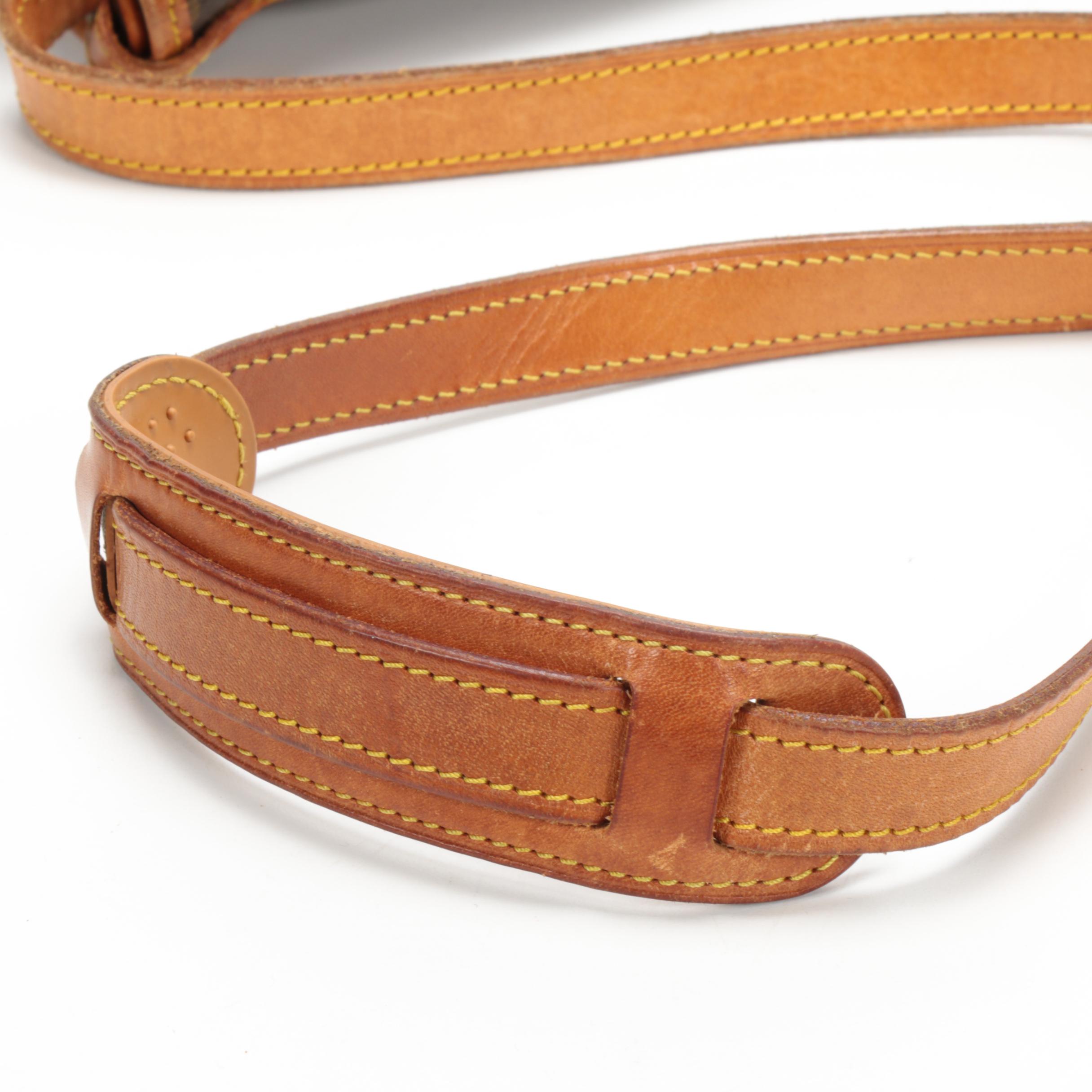 Louis Vuitton Paris Saumur Messenger Bag in Monogram Canvas and Vachetta Leather