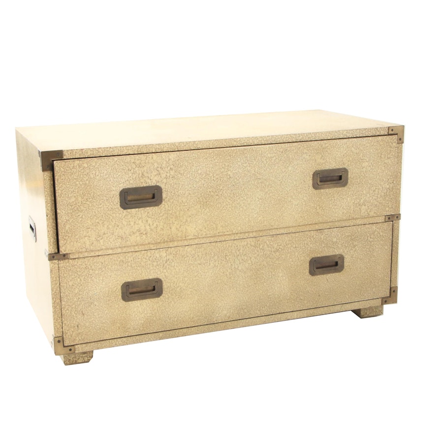 Henredon Decorative Lacquered Campaign Chest