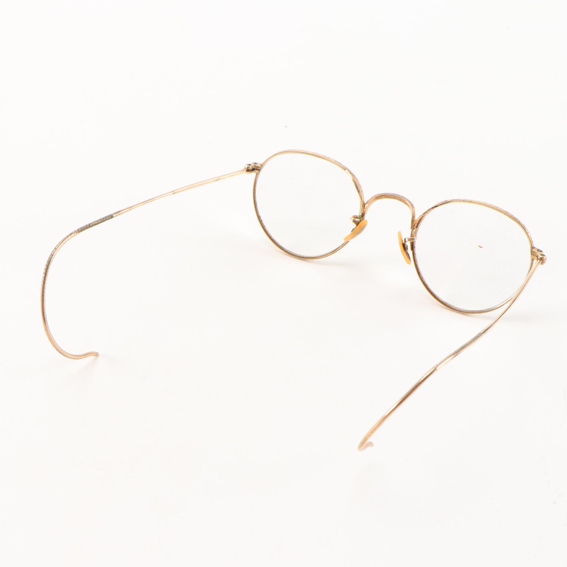 Bausch & Lomb Gold Filled Spectacles from Edward E. Keiber Opticians, Vintage