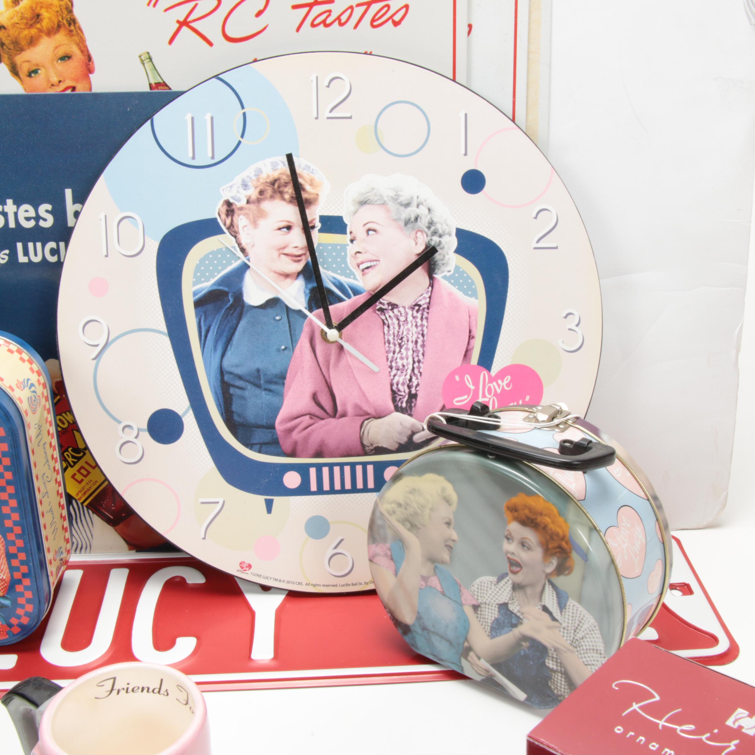 Lucille Ball Metal Signs, Posters and "I Love Lucy" Lucy and Ethel Collection