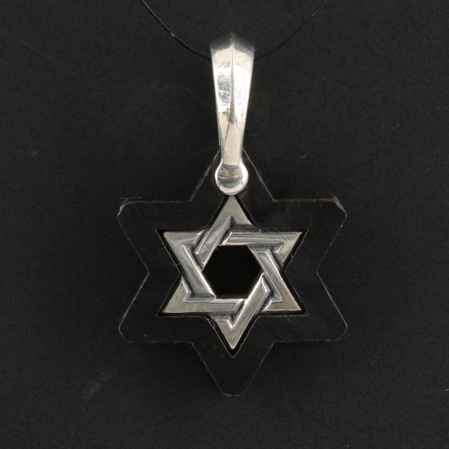 David Yurman Sterling Silver Star of David Pendant