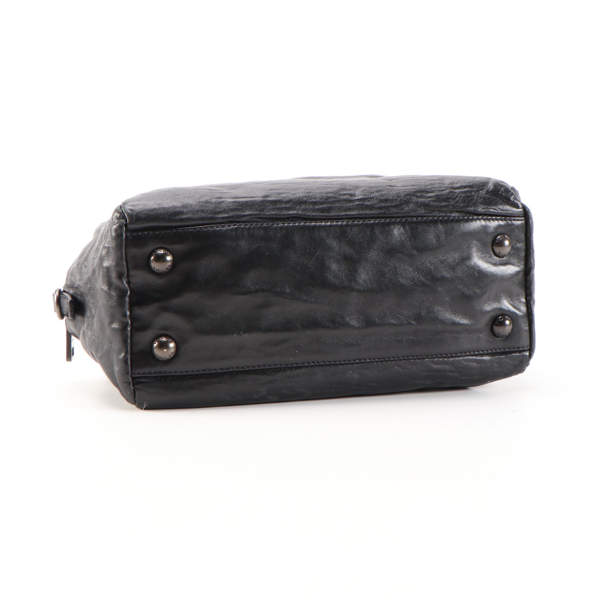 Prada Chain Shoulder Bag in Black Leather