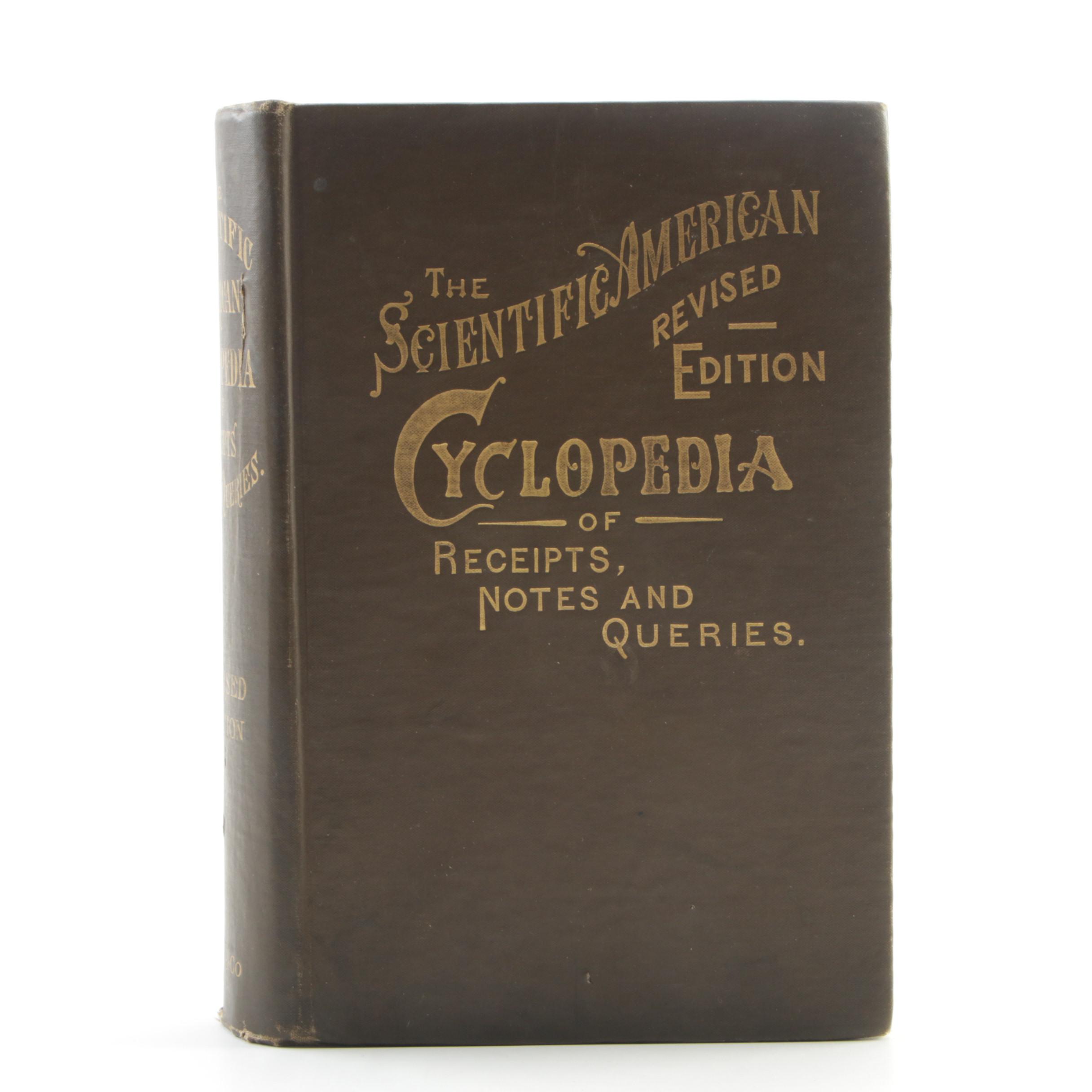 1903 "The Scientific American Cyclopedia of Receipts, Notes and Queries"