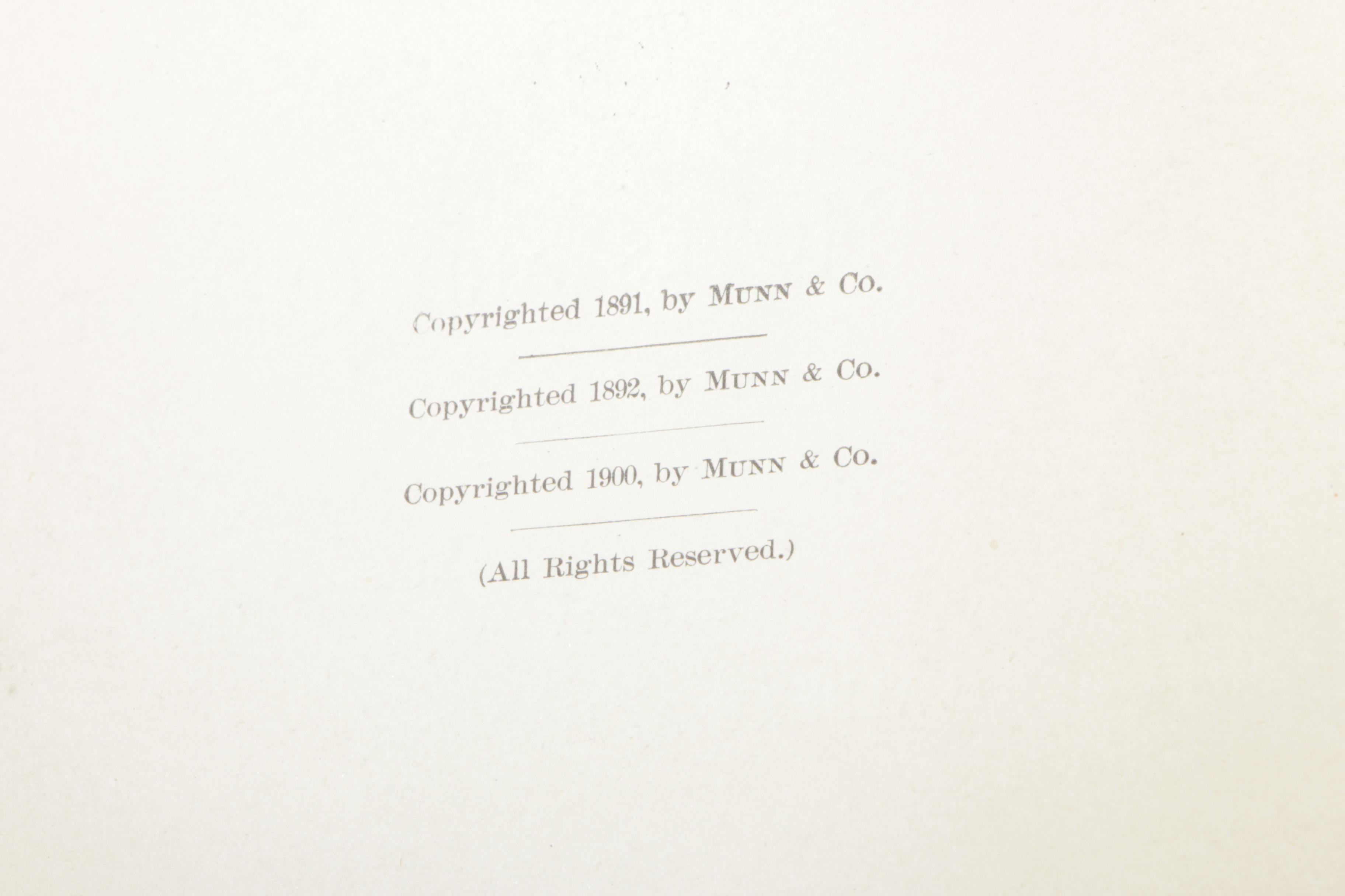 1903 "The Scientific American Cyclopedia of Receipts, Notes and Queries"