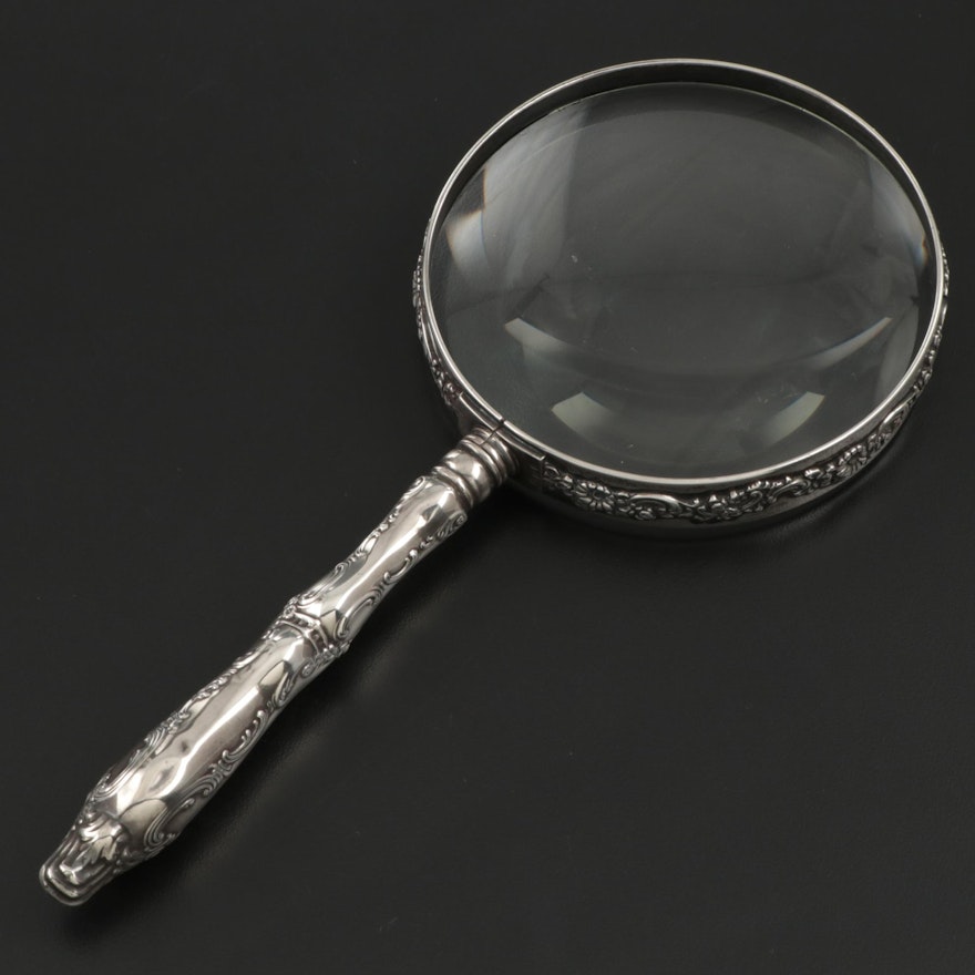 Ferdinand Fuchs & Bros. for Theodore B. Starr Sterling Silver Magnifying Glass
