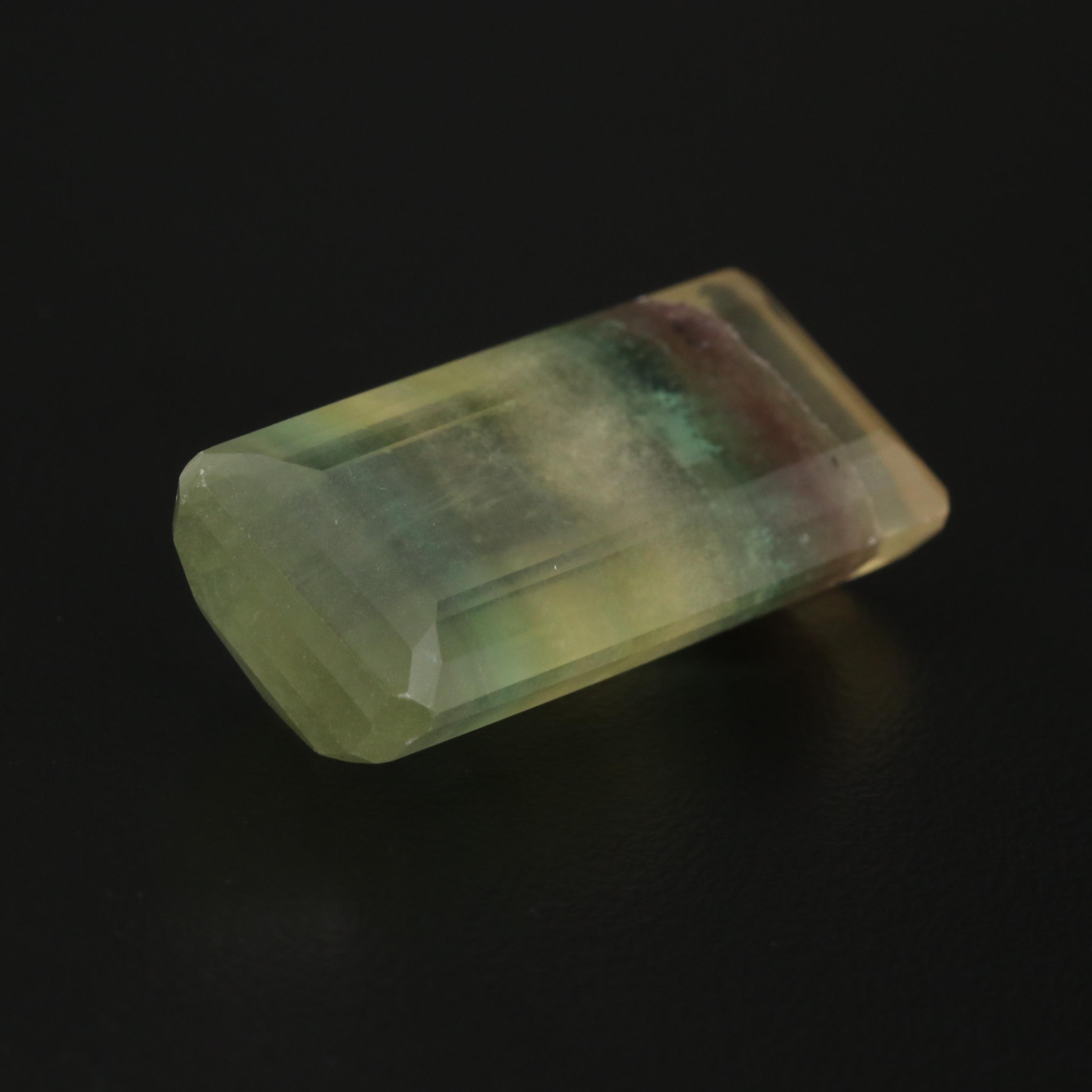 Loose 64.49 CT Rectangle Fluorite