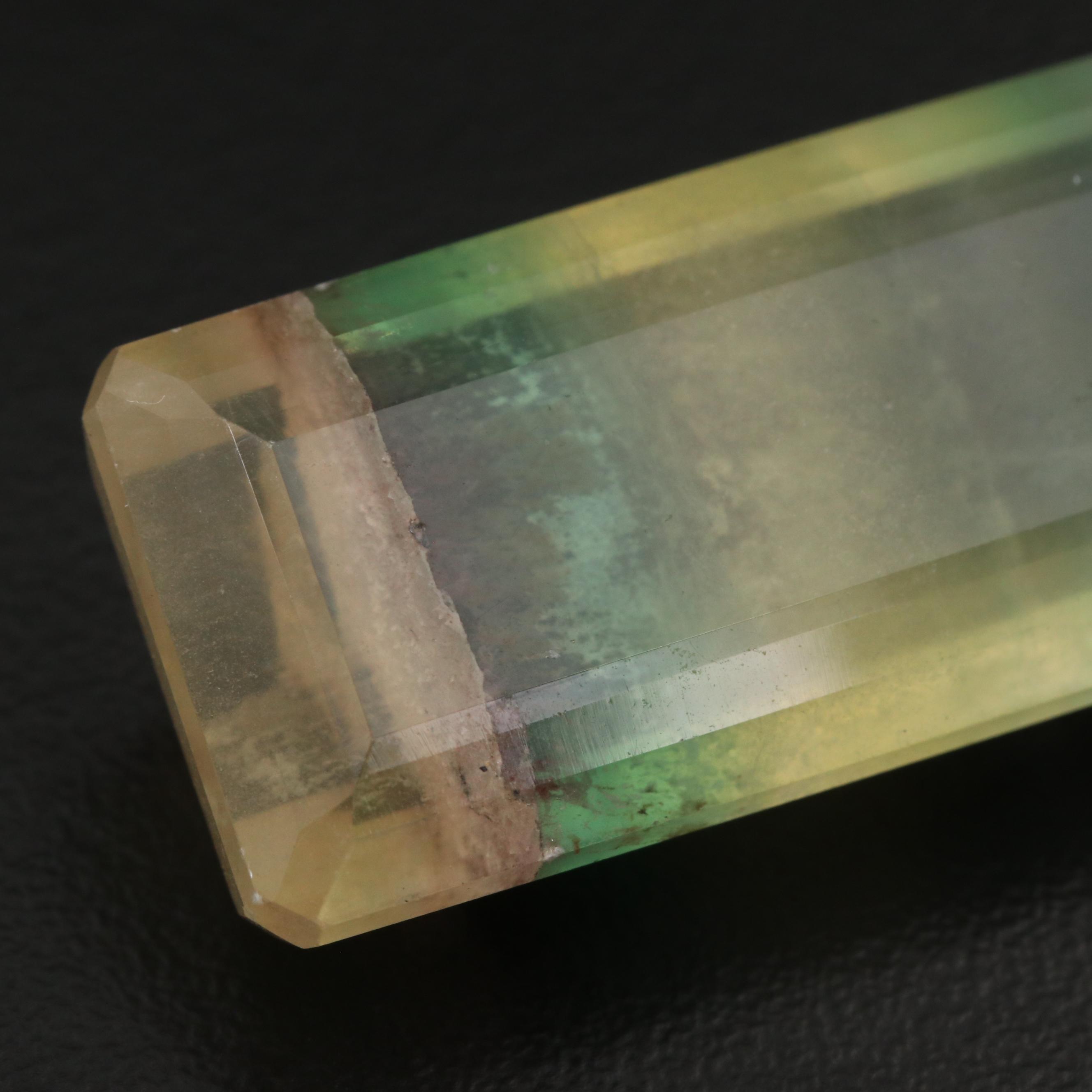 Loose 64.49 CT Rectangle Fluorite