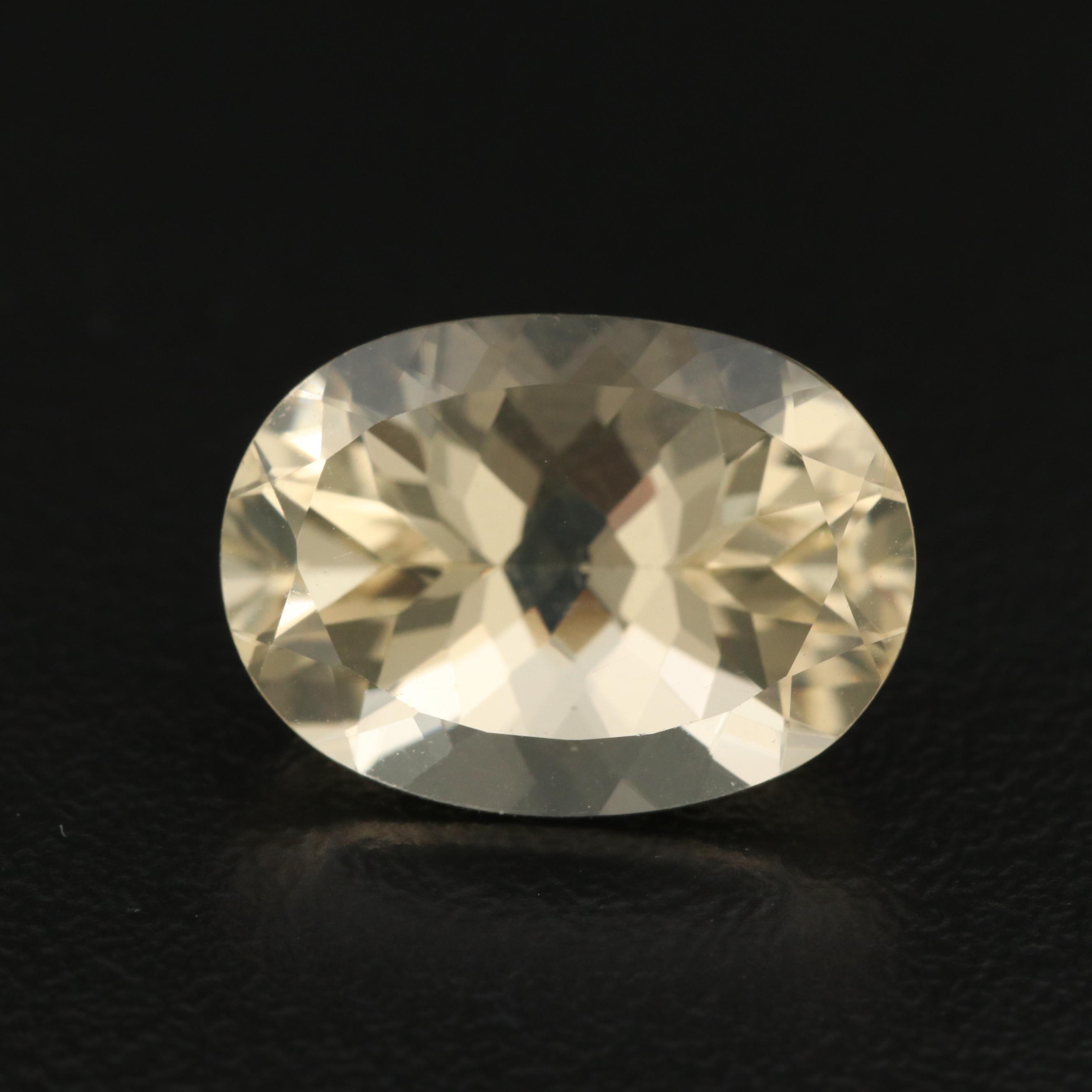 Loose 7.26 CT Oval Faceted Labadorite