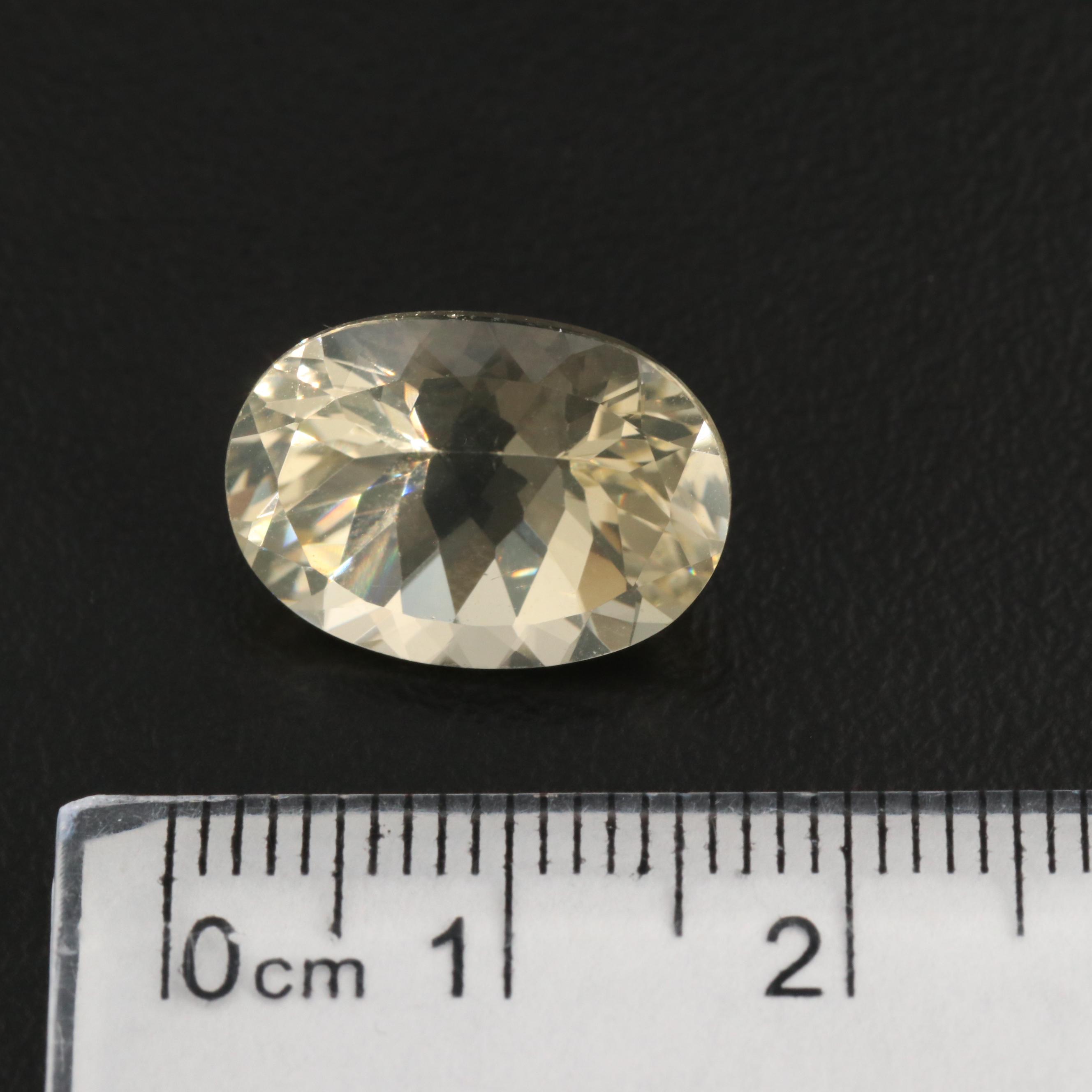 Loose 7.26 CT Oval Faceted Labadorite