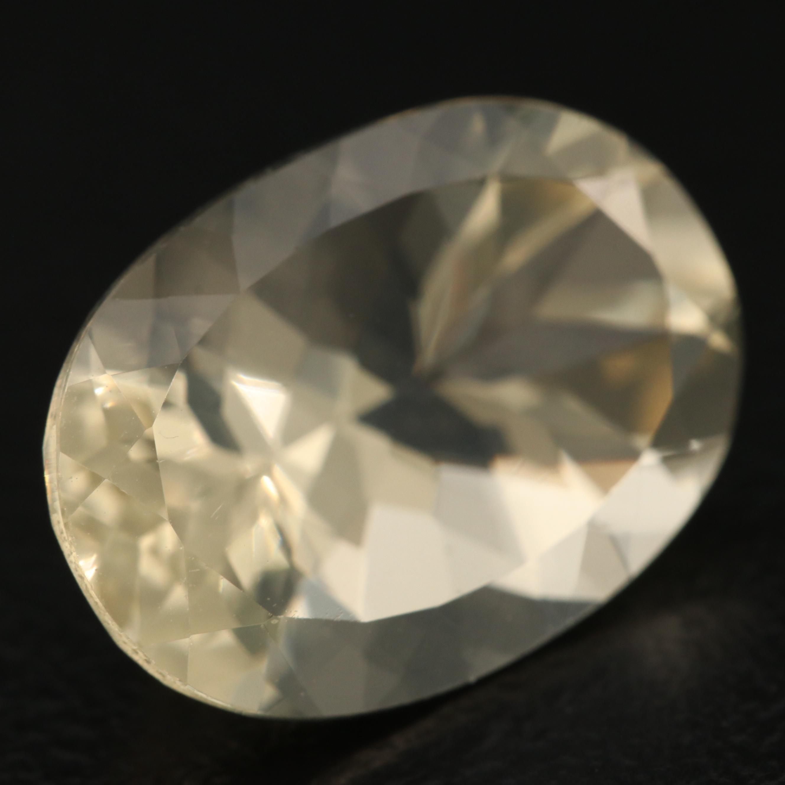 Loose 7.26 CT Oval Faceted Labadorite