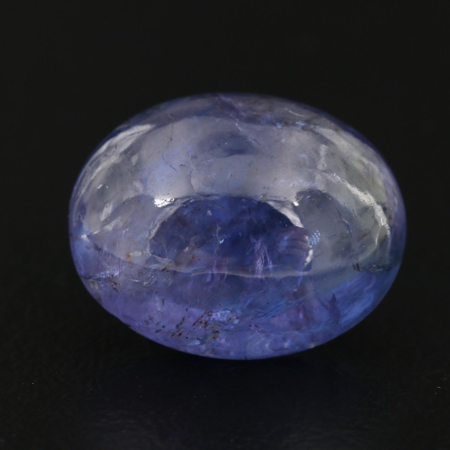 Loose 9.31 CT Oval Cabochon Tanzanite