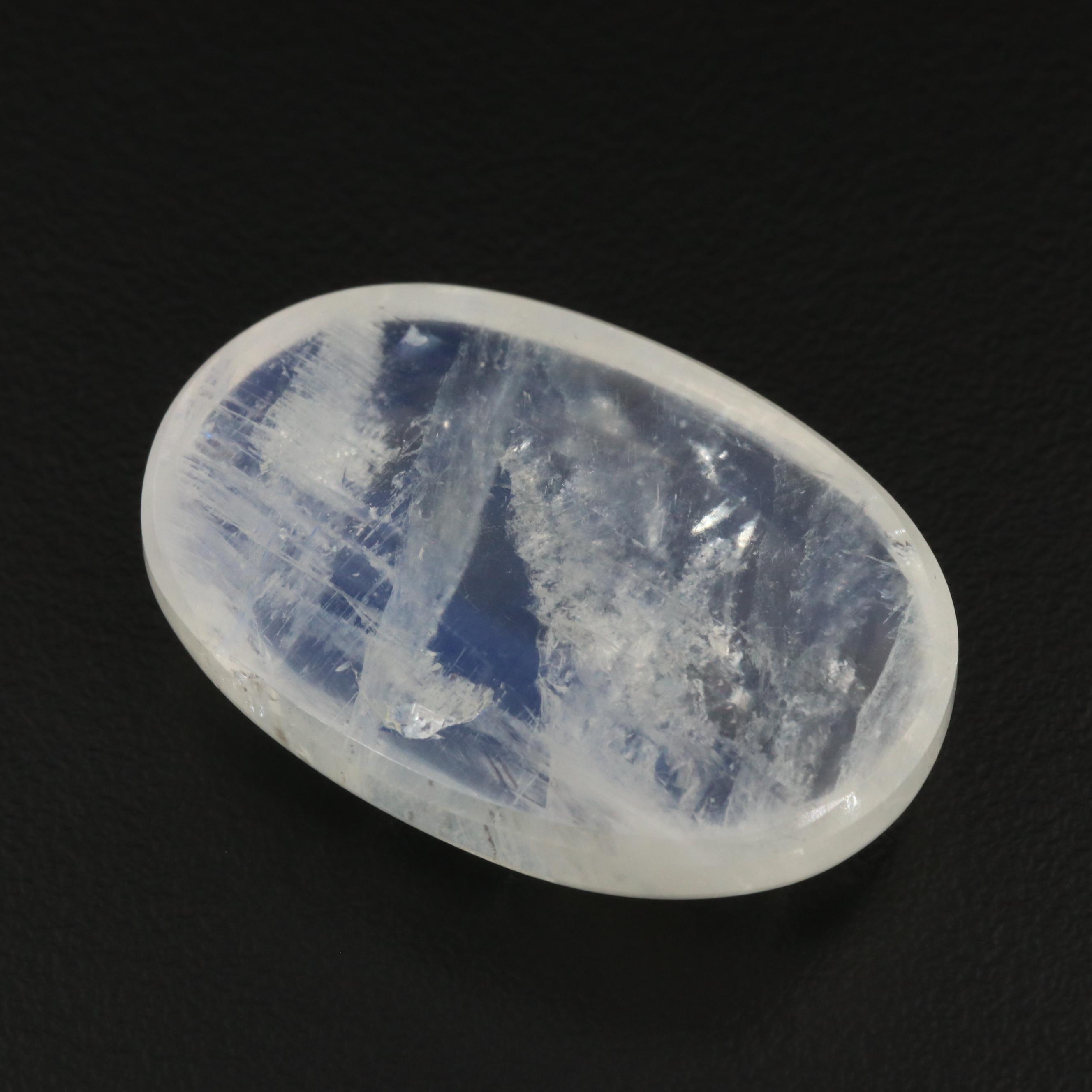 Loose 64.26 CT Rainbow Moonstone