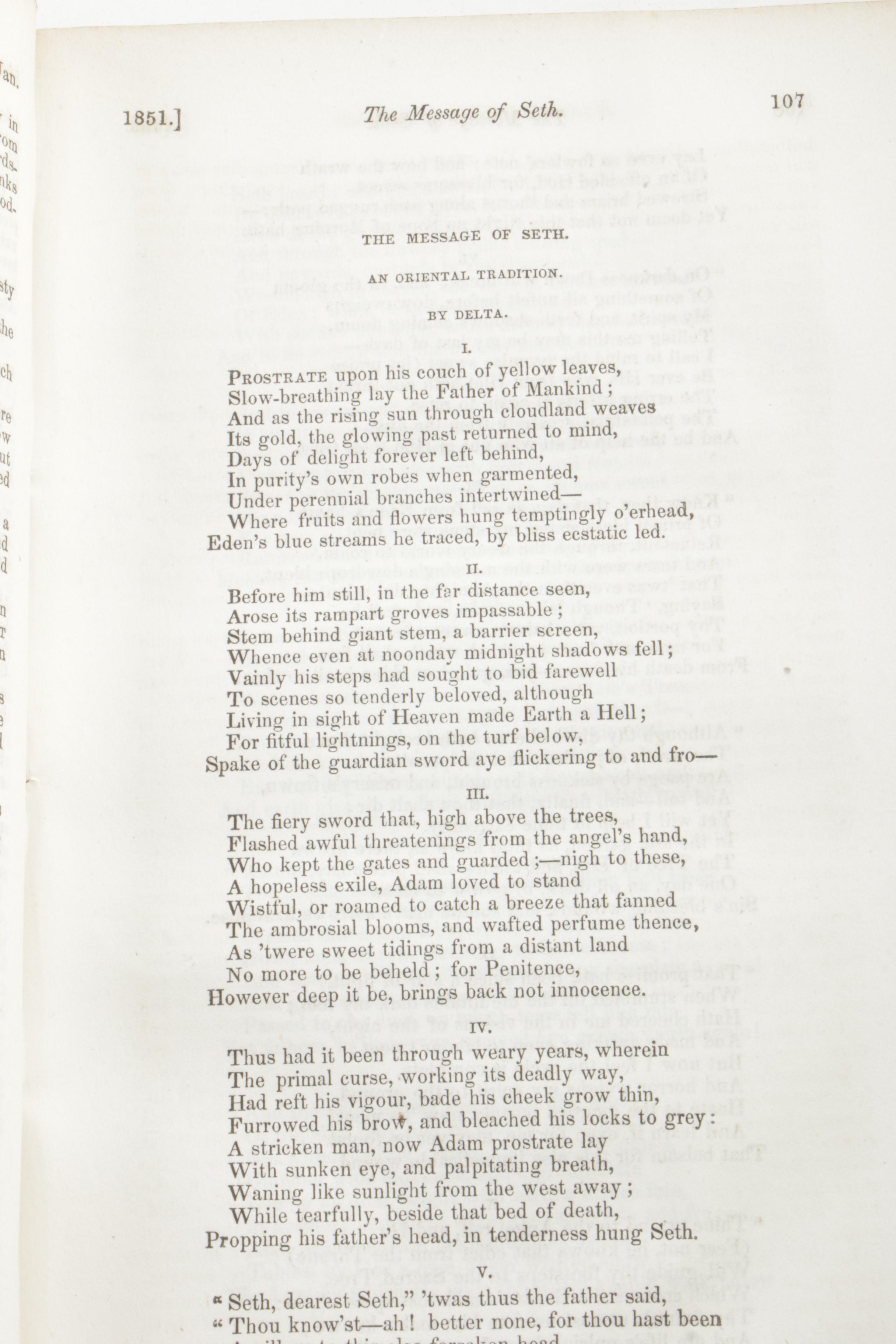 1851 "Blackwood's Edinburgh Magazine", Two American Edition Volumes