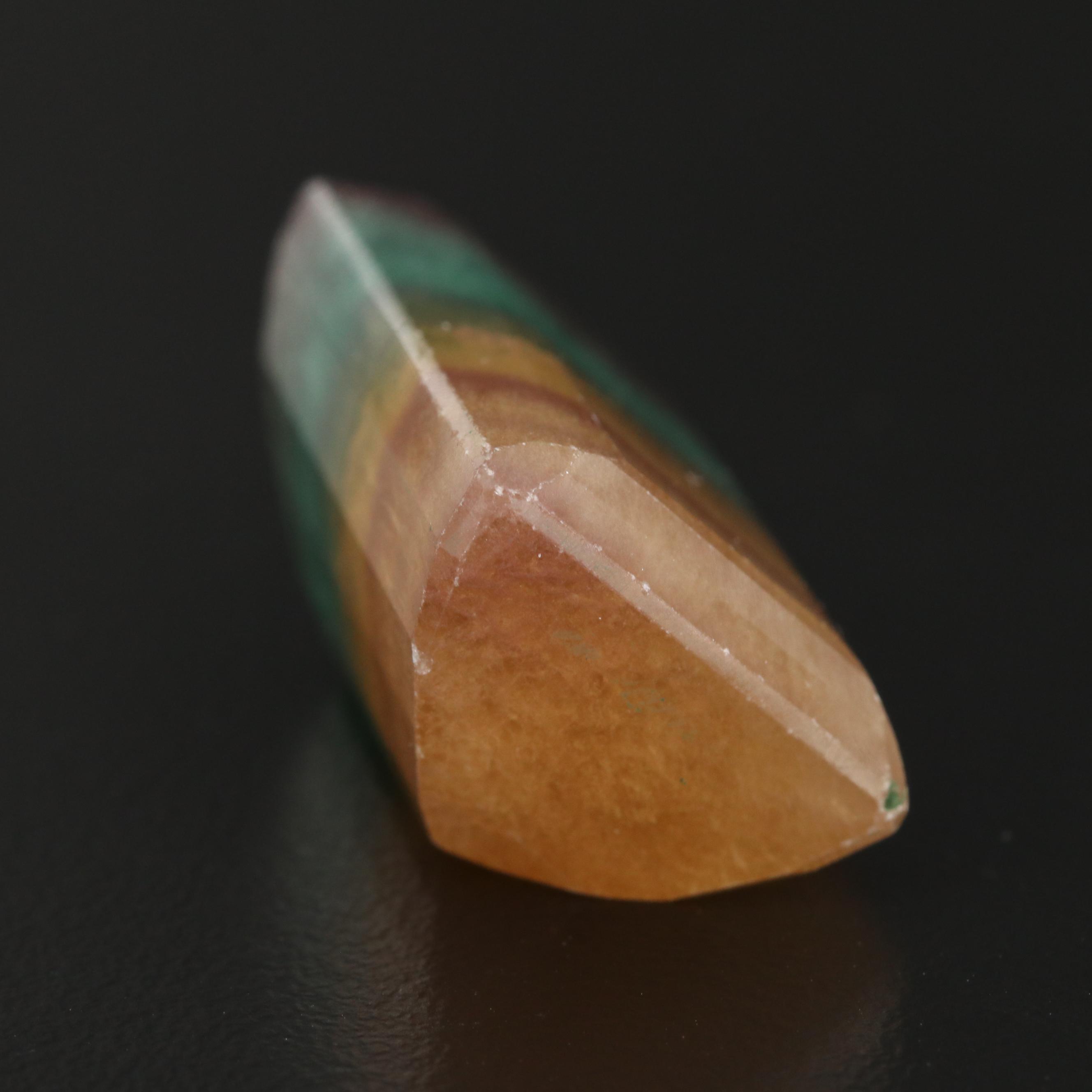 Loose 63.05 CT Rectangle Faceted Fluorite