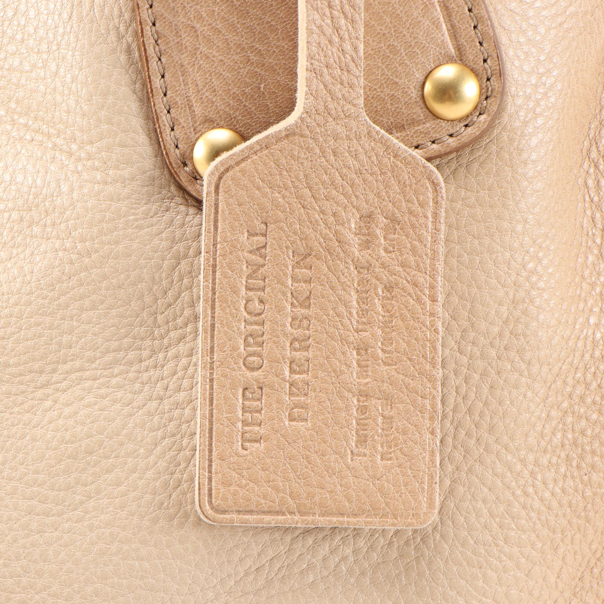 Prada Tote Bag in Gradient Tan Vitello Daino Leather