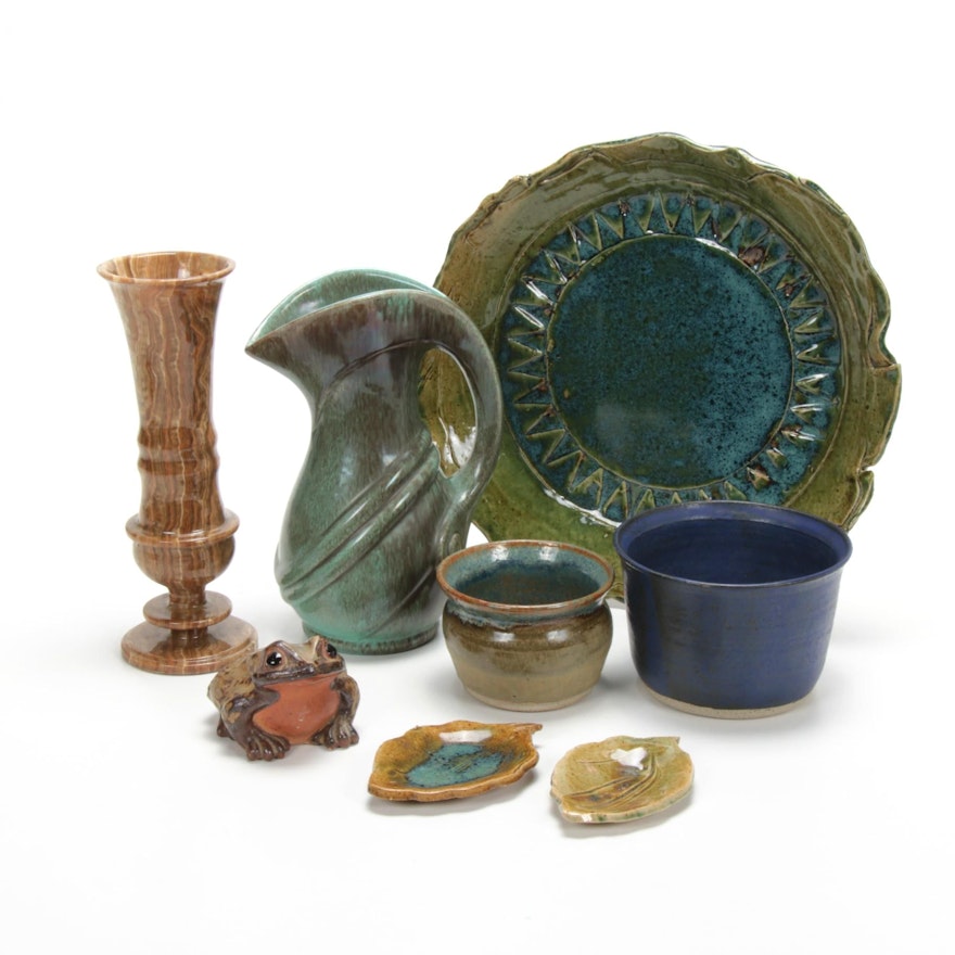 Enchanted Mid-Century Boho Style Artisan Pottery and More
