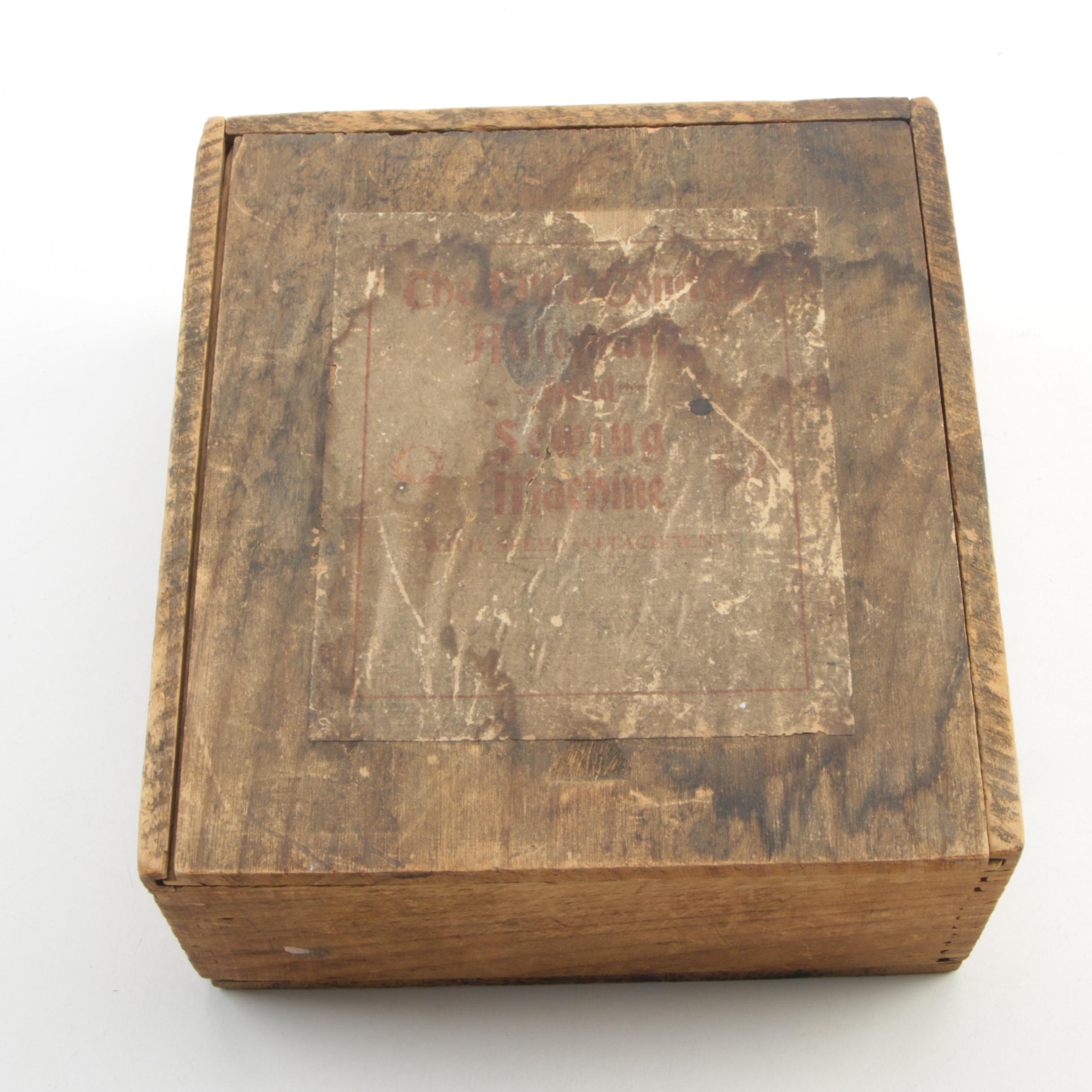 Smith & Egge Co. The Little Comfort Sewing Machine with Box