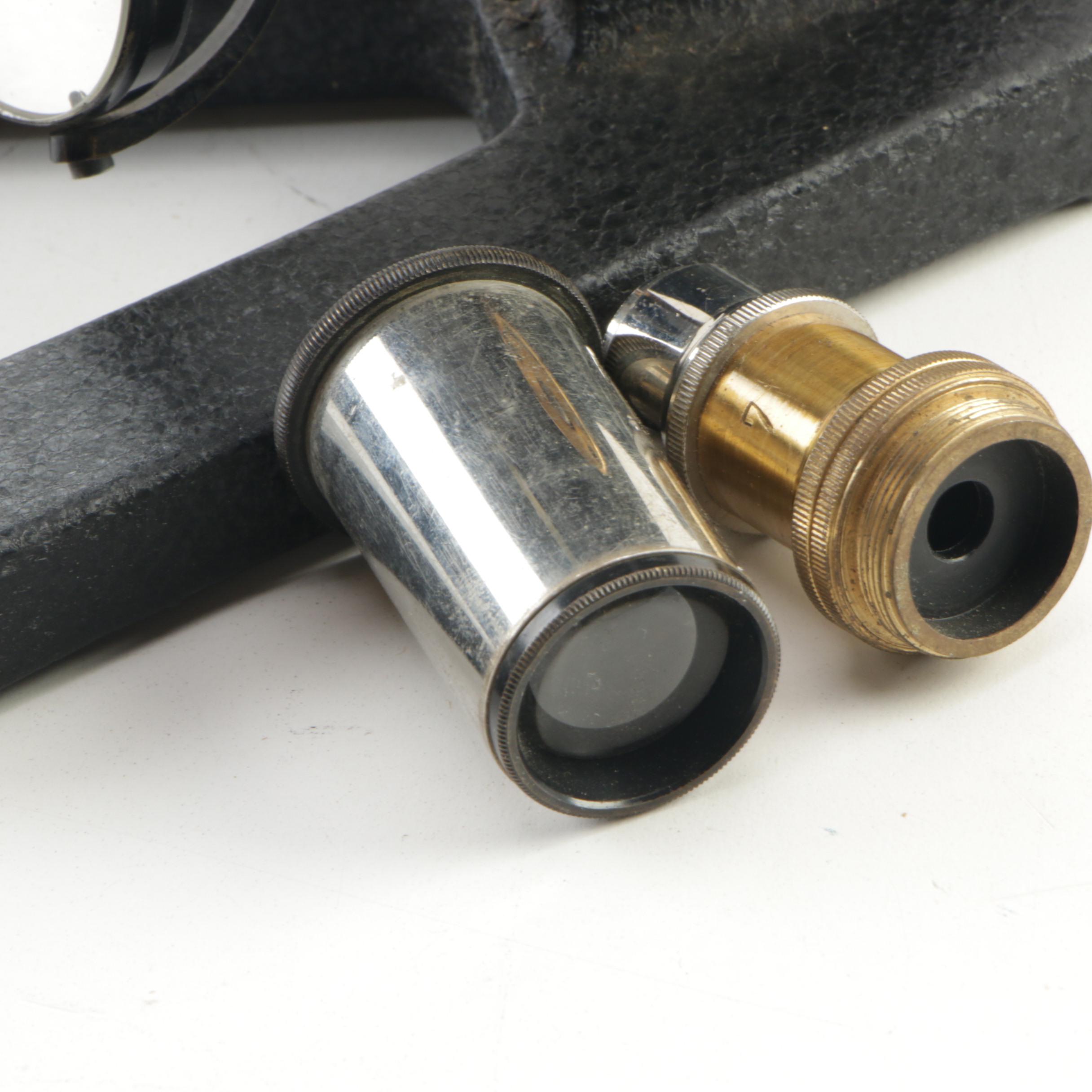 Carl Zeiss Jena Monocular Microscope with Case, Early 20th Century