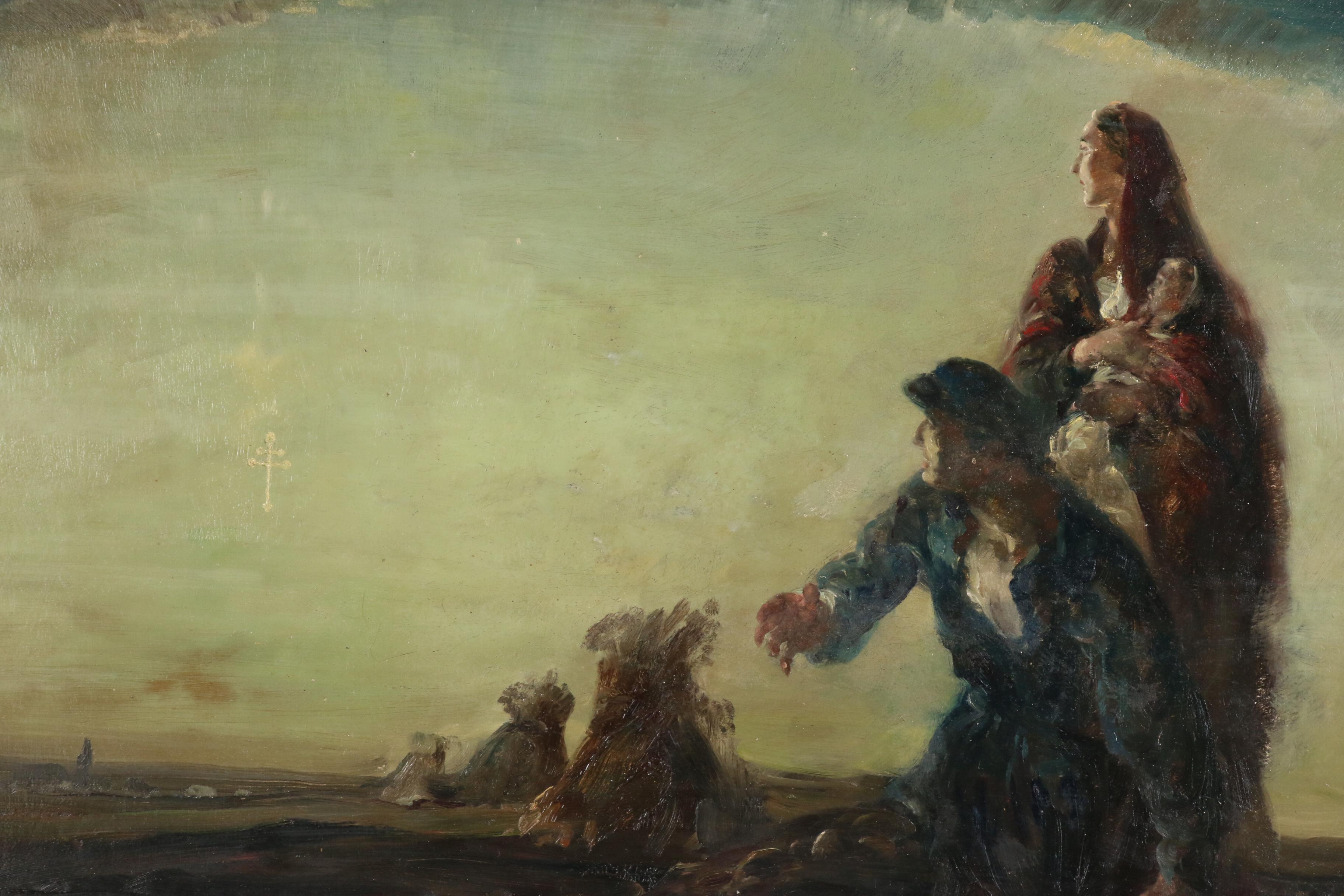 Vernon Ward Oil Painting "The New Star in the East", 1941