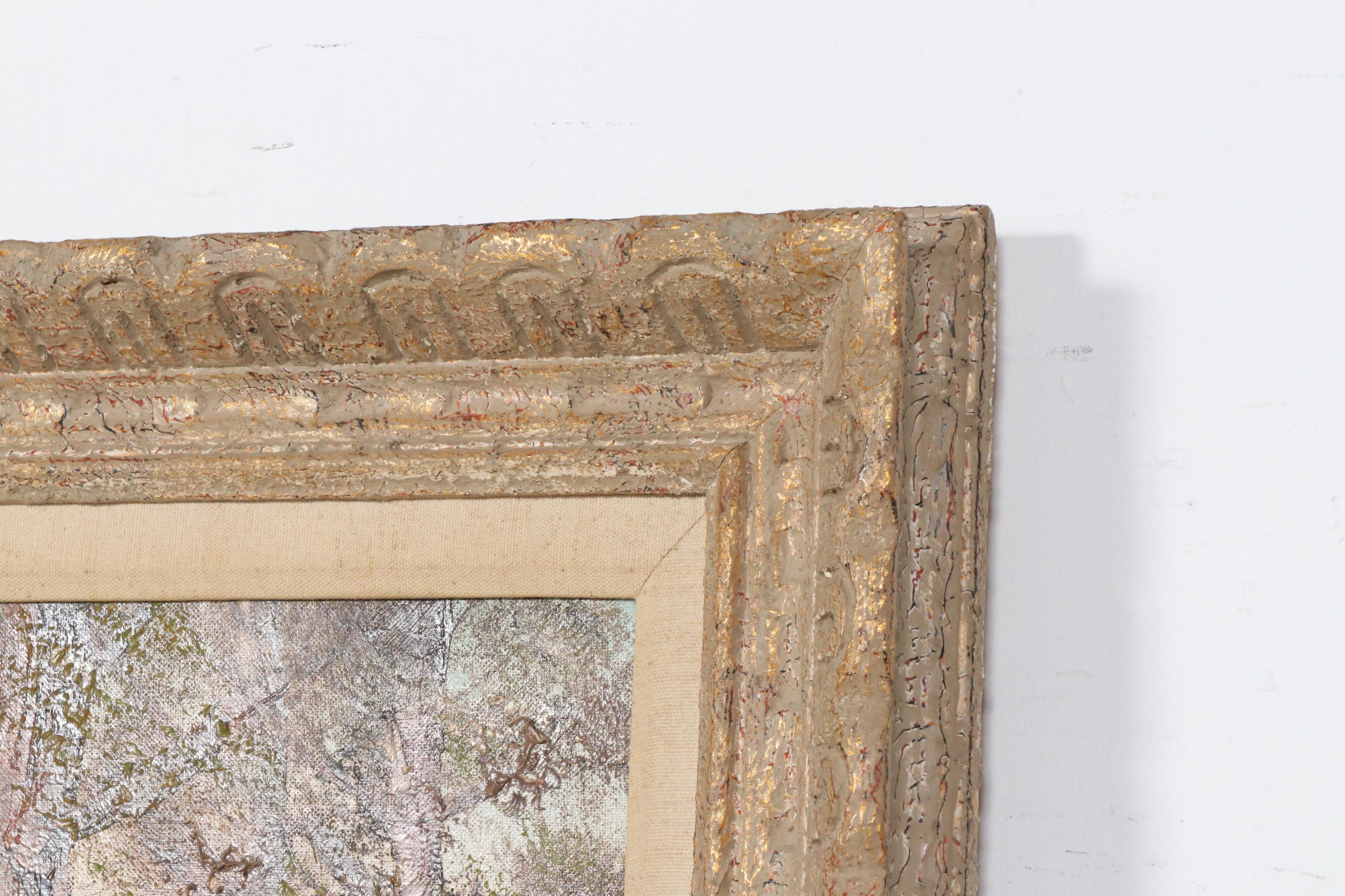 Aldo Mantovani Landscape Oil Painting, Mid-20th Century