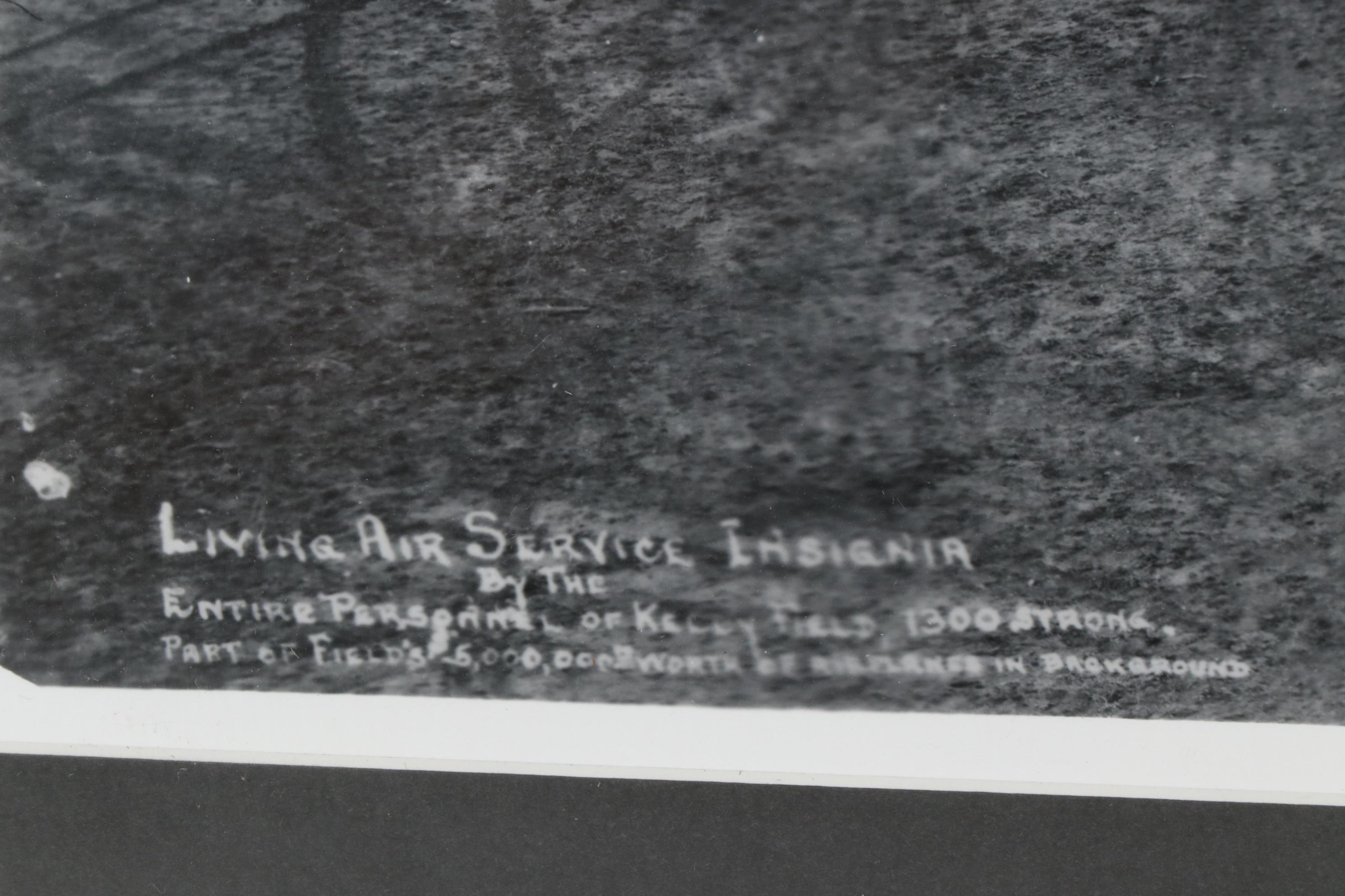 E.O. Goldbeck Reprint Panoramic Photograph "Living Air Service Insignia"