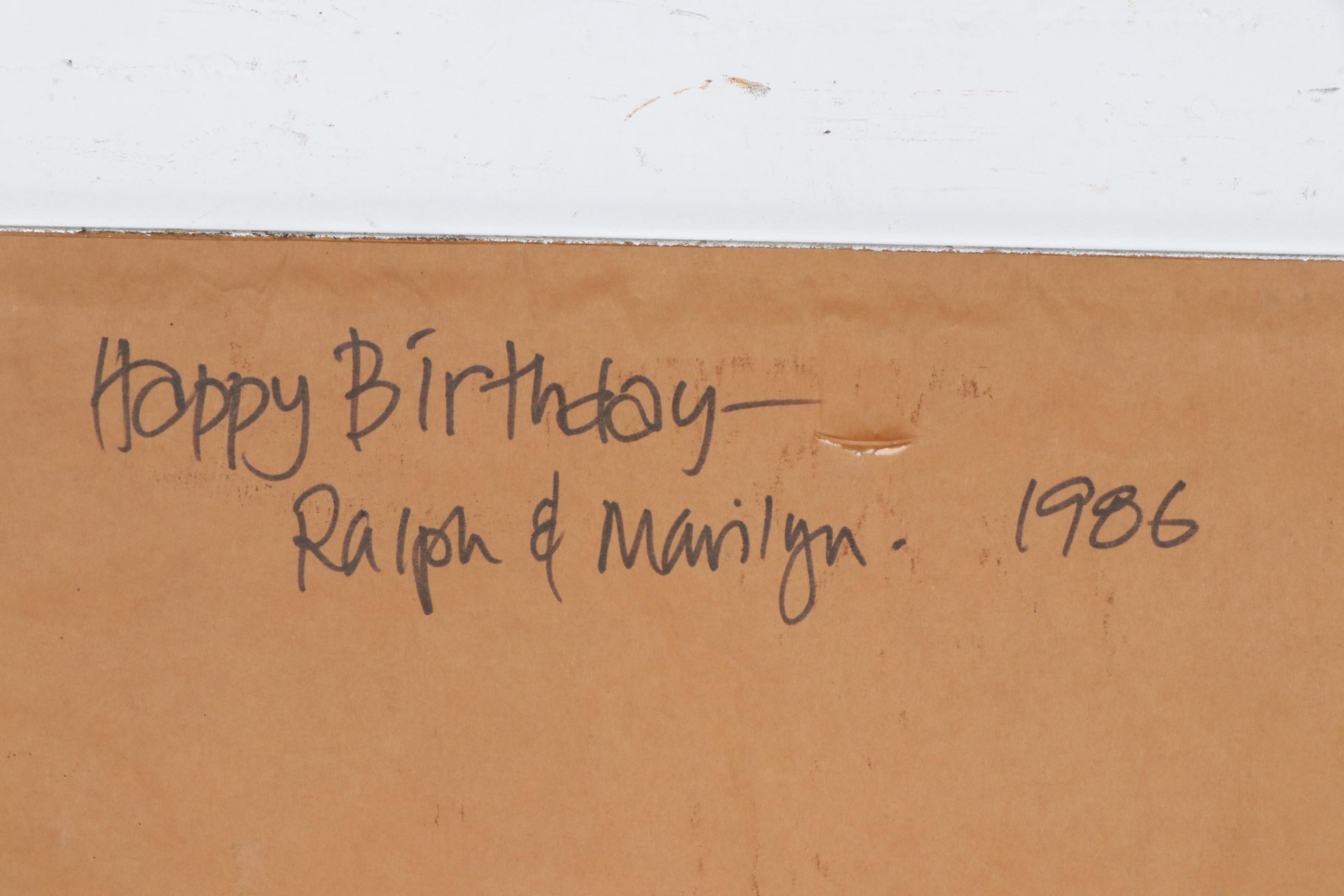 E.O. Goldbeck Reprint Panoramic Photograph "Living Air Service Insignia"