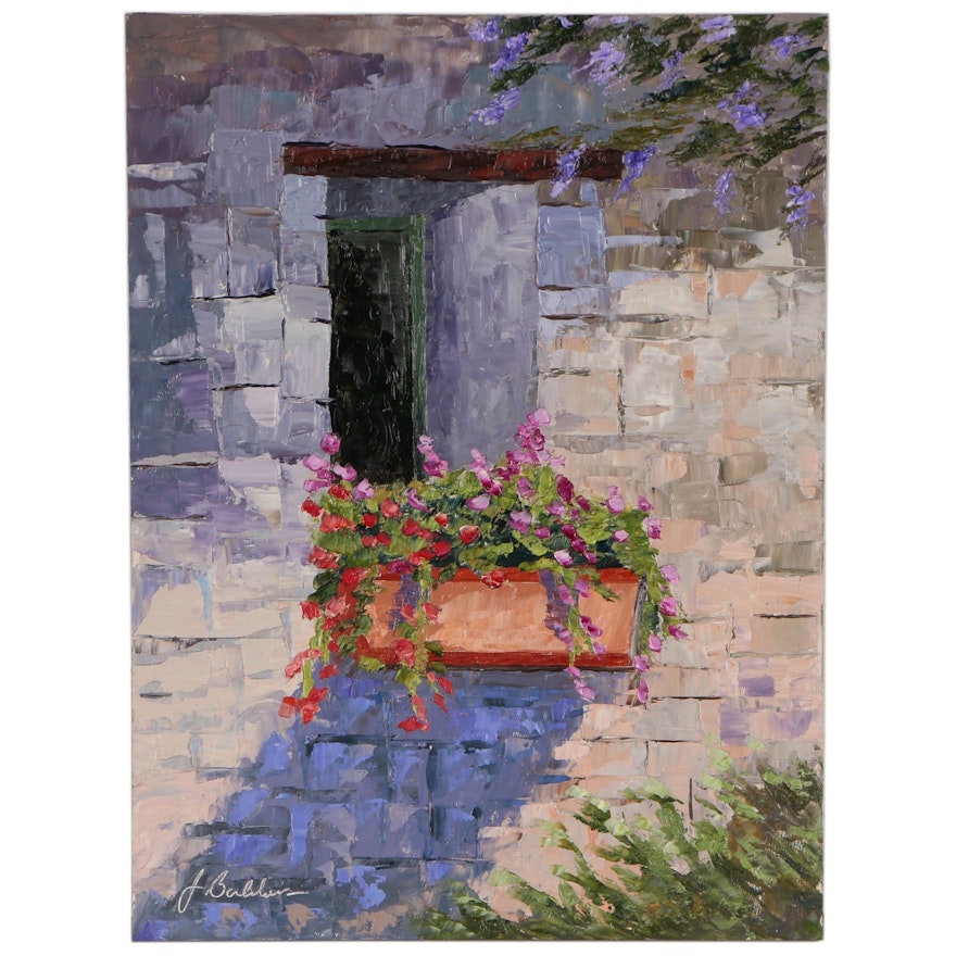 James Baldoumas Oil Painting "The Window Box", 2020