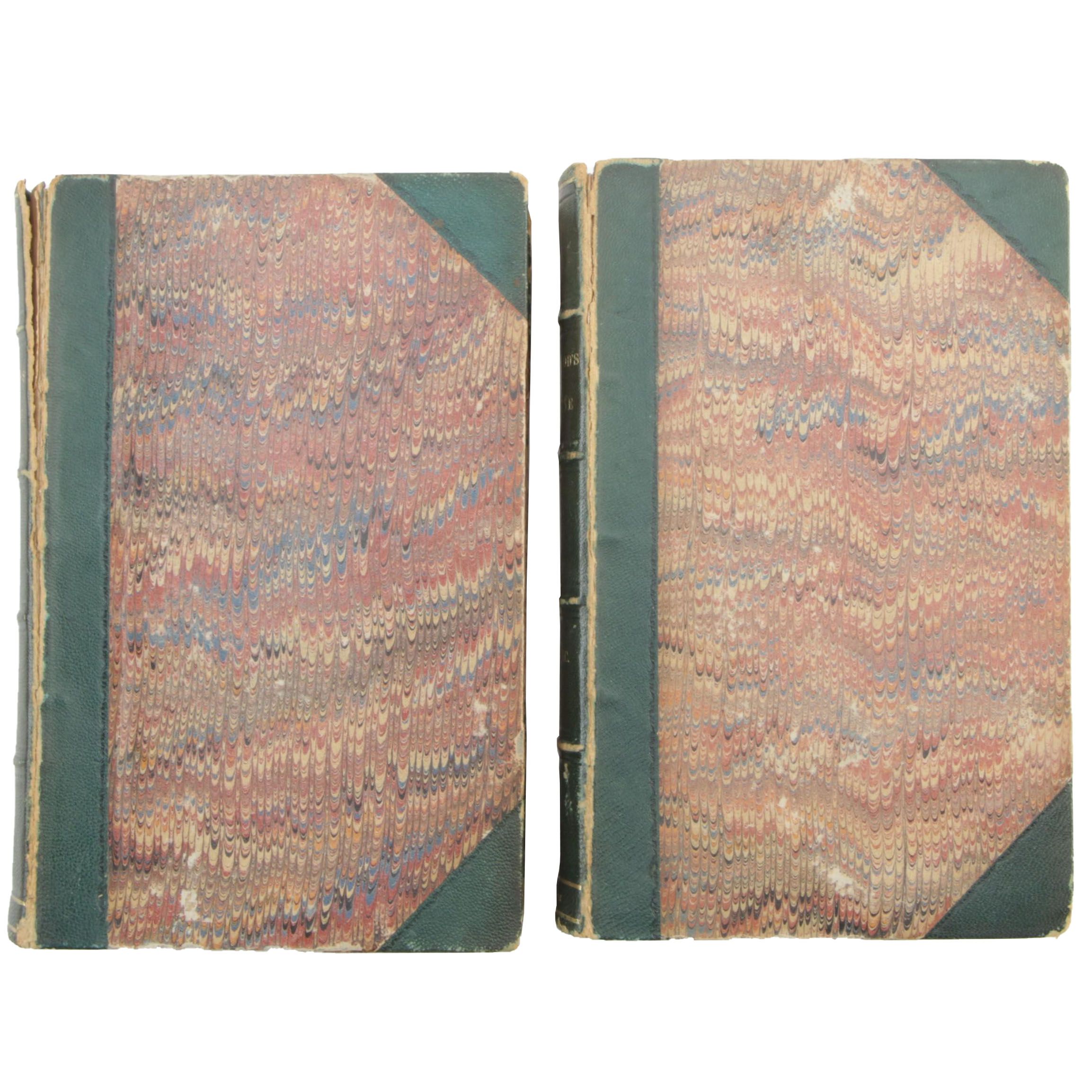 1851 "Blackwood's Edinburgh Magazine", Two American Edition Volumes