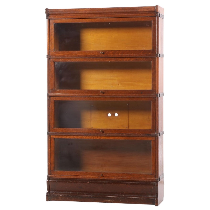 Wernicke Oak 6-Section Barrister's Bookcase