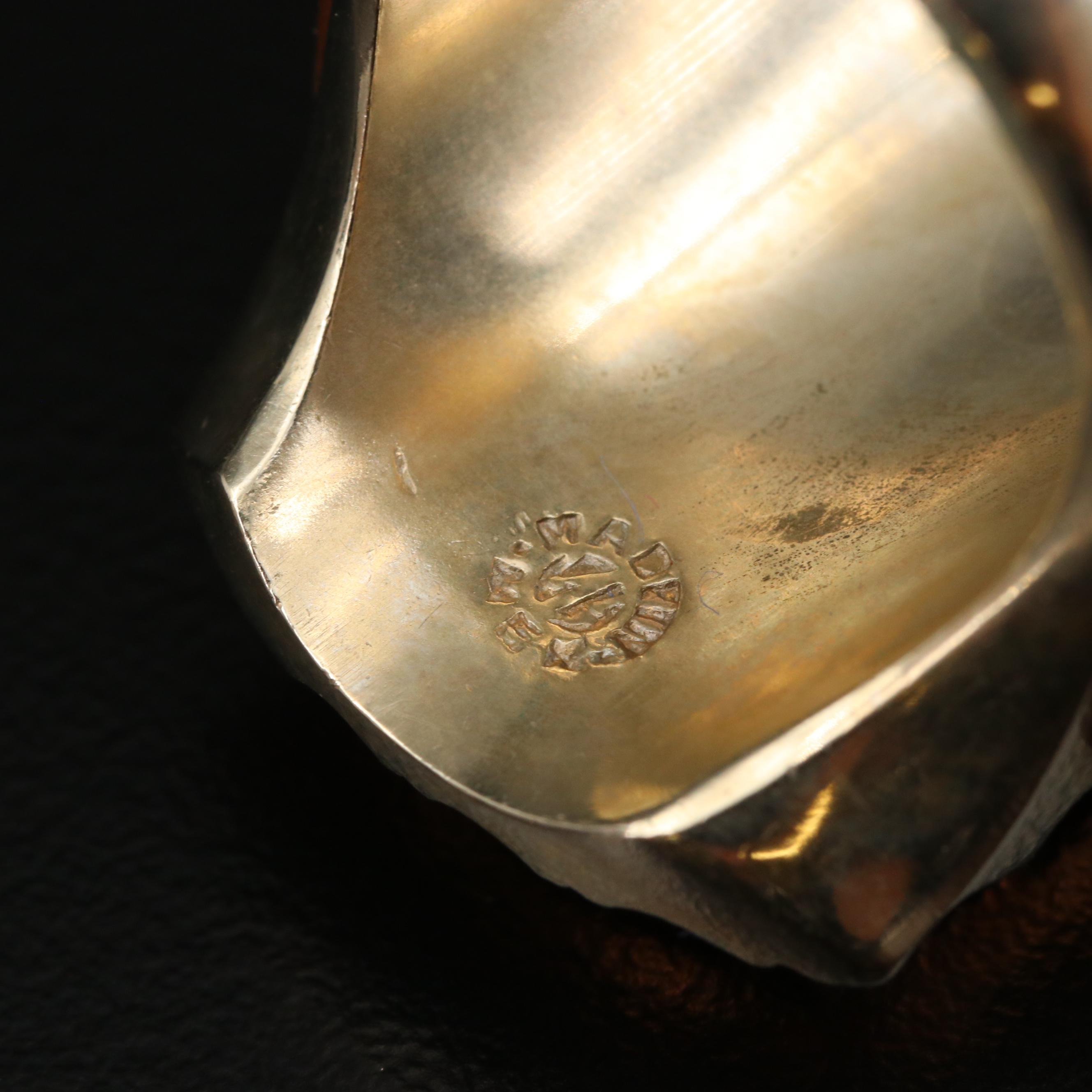 Mexican Aztec Eagle Warrior Motif Ring