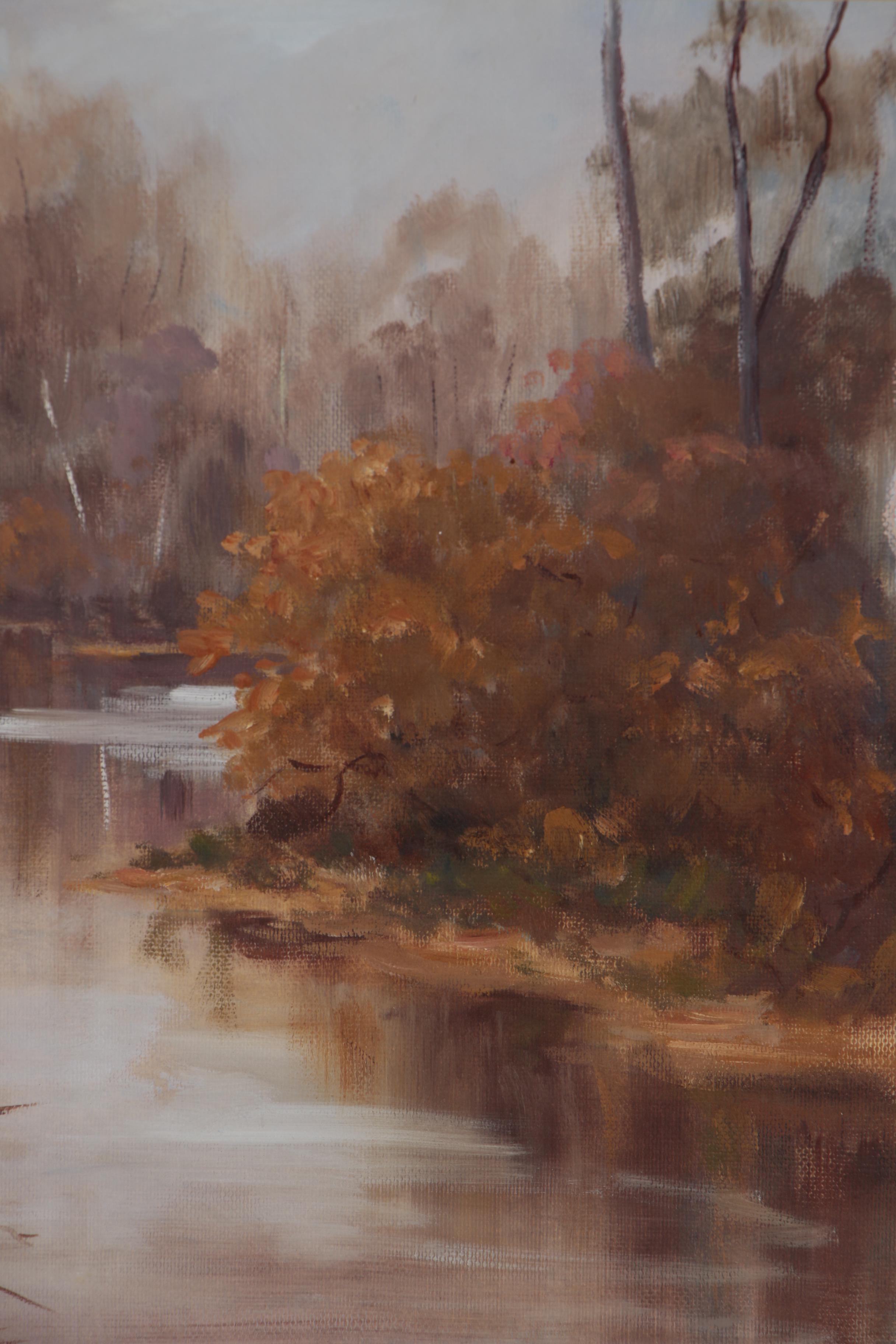 Audrey Sharp Oil Painting "Autumn Gold"