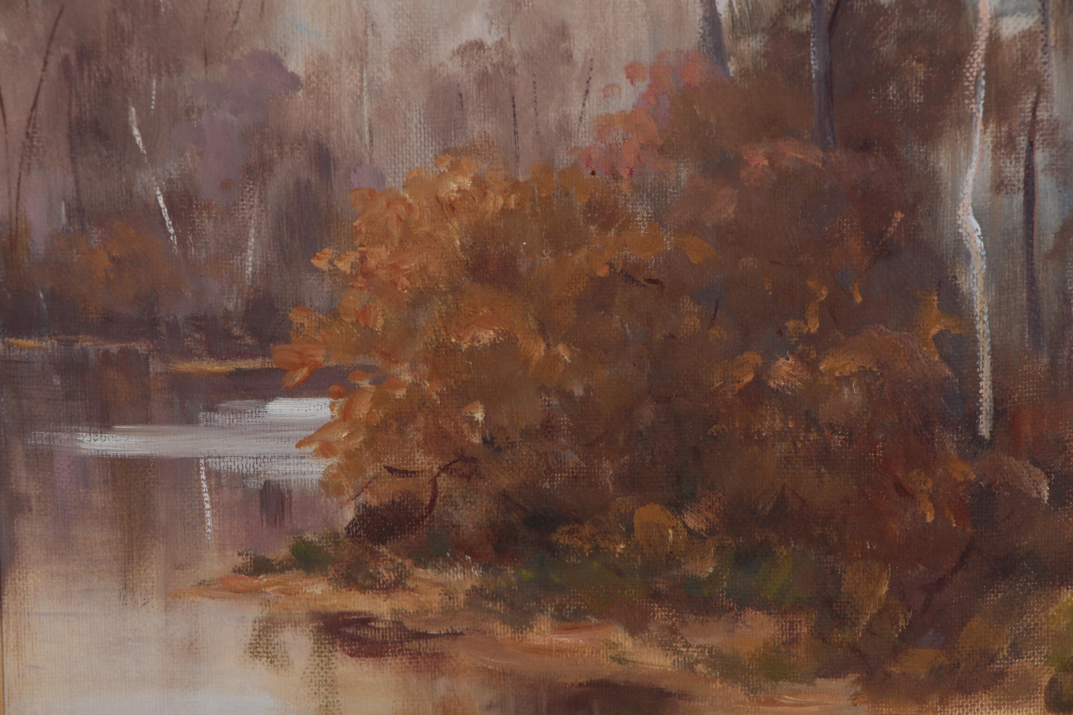 Audrey Sharp Oil Painting "Autumn Gold"