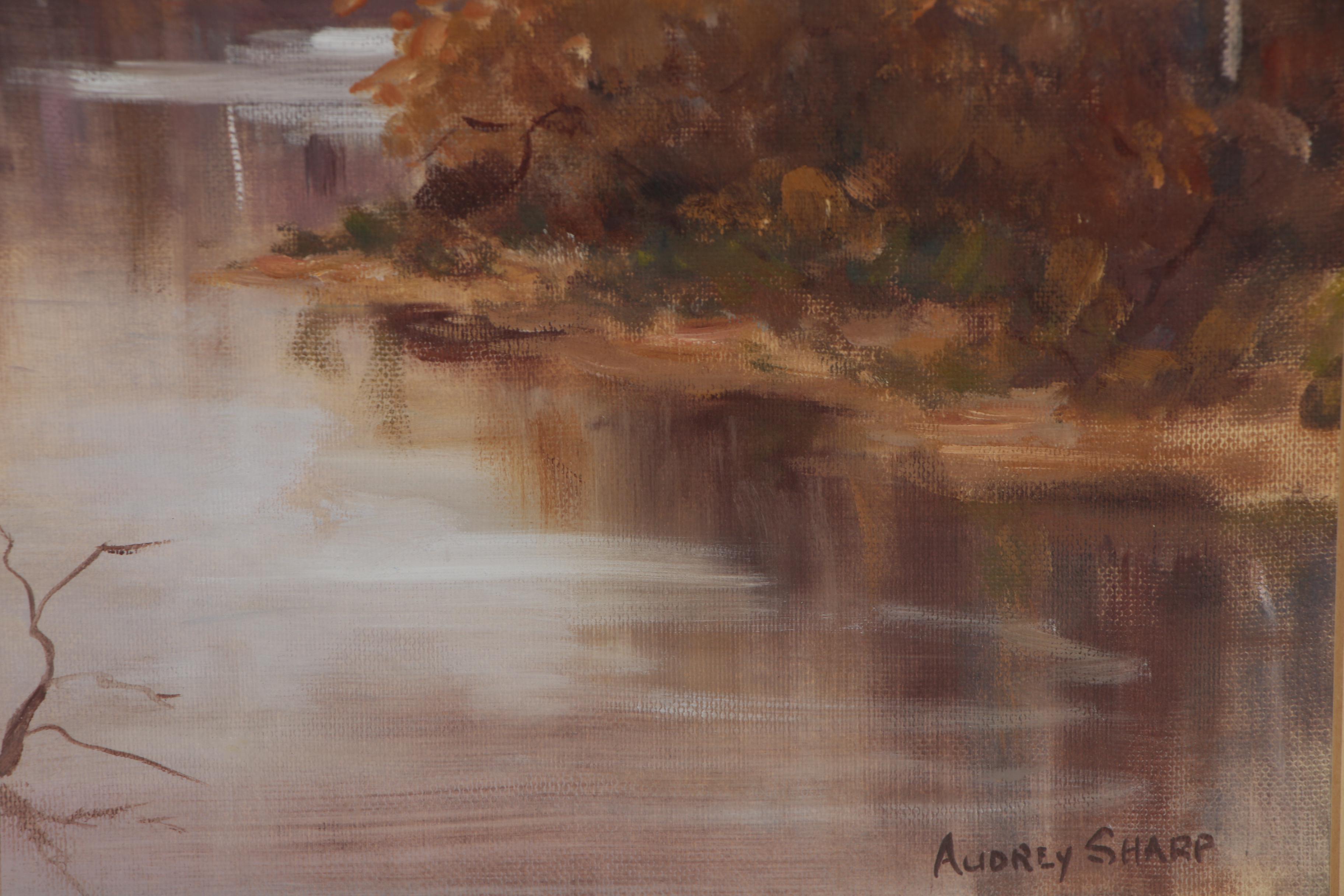 Audrey Sharp Oil Painting "Autumn Gold"