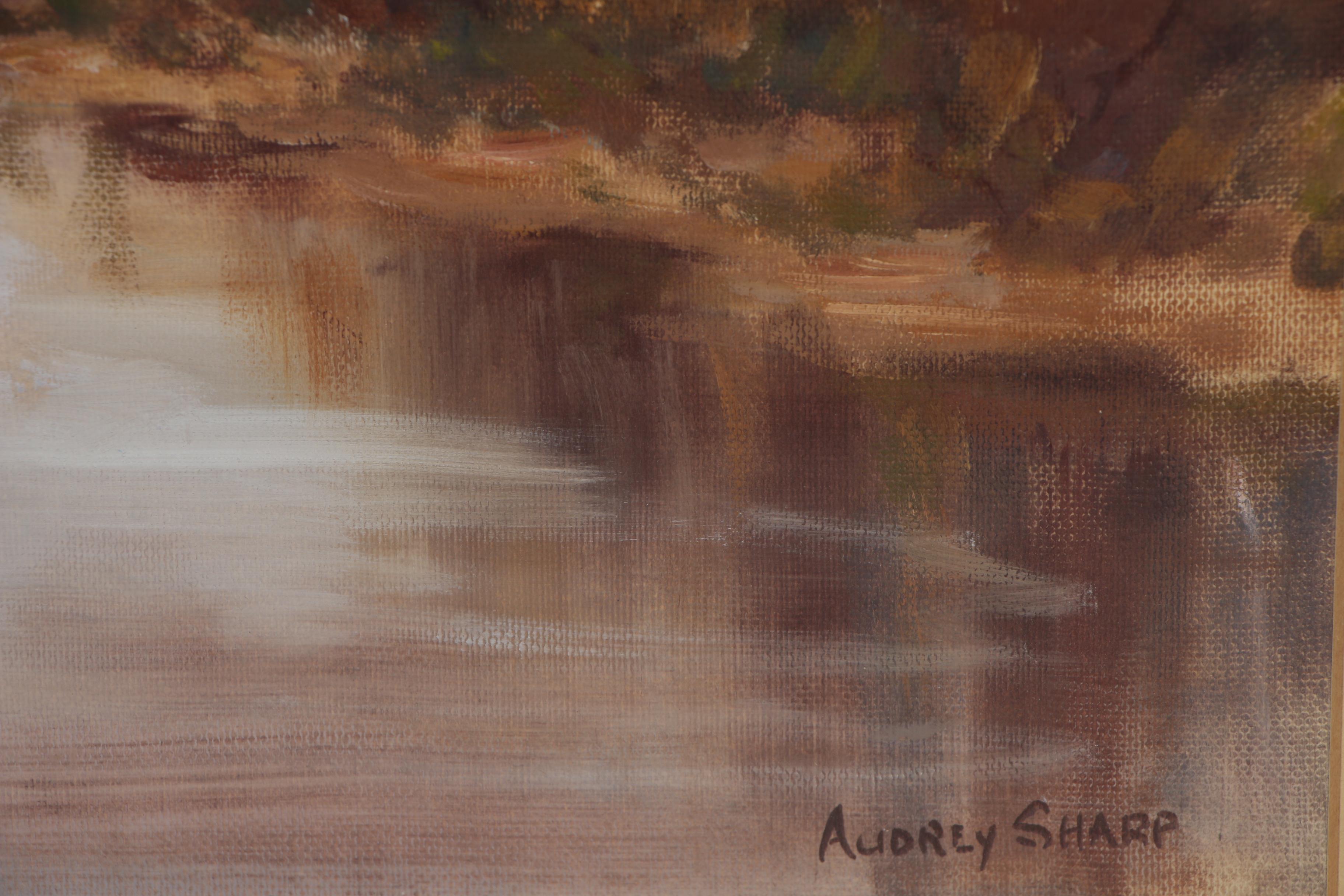 Audrey Sharp Oil Painting "Autumn Gold"