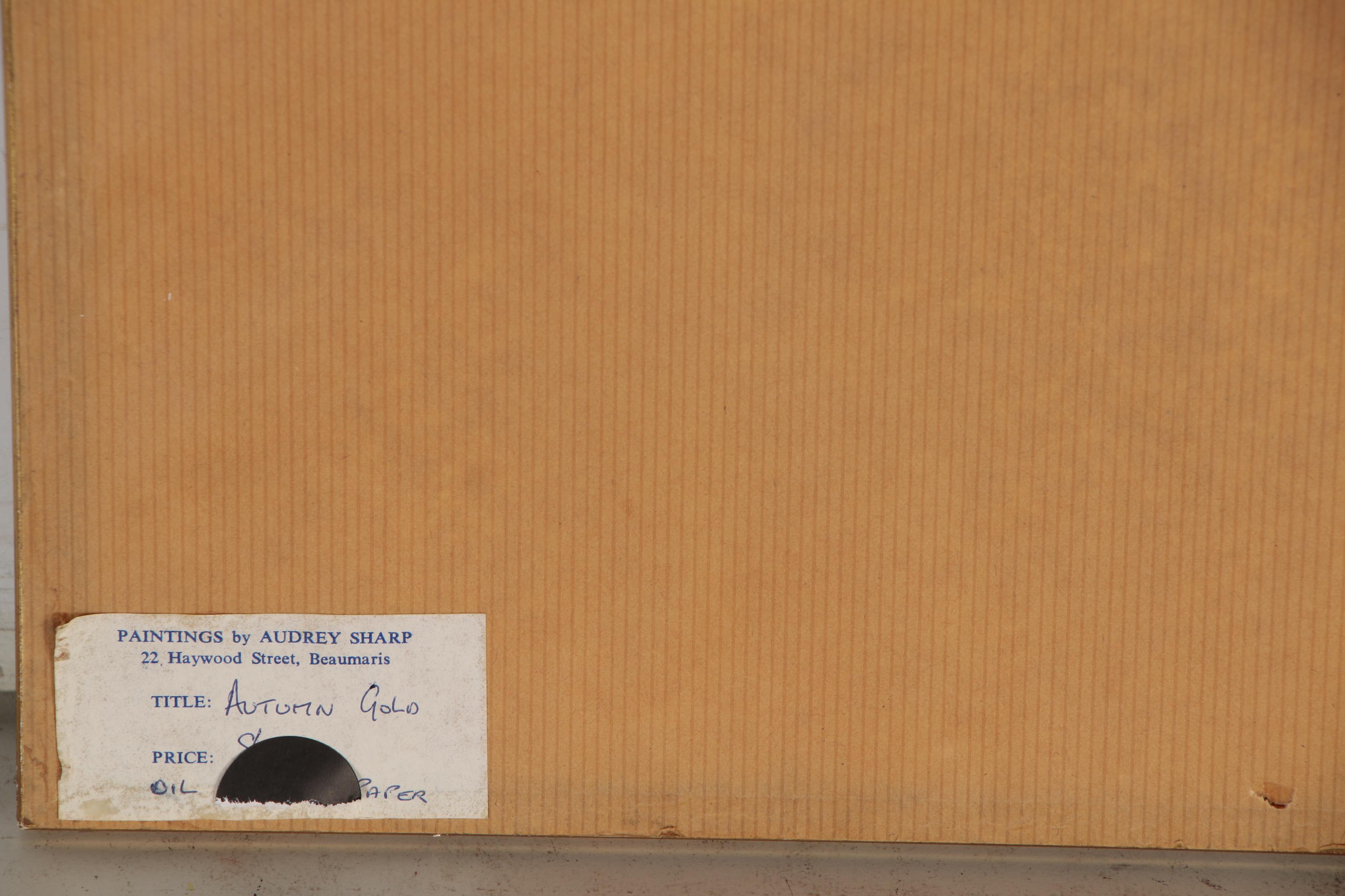 Audrey Sharp Oil Painting "Autumn Gold"